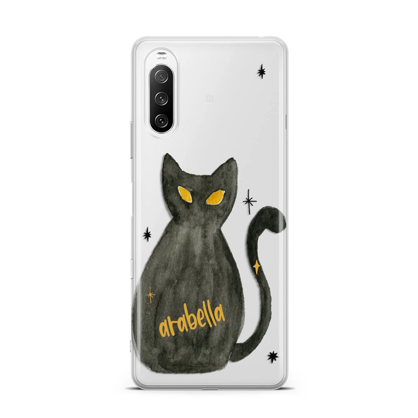 Custom Black Cat Sony Xperia 10 III Case