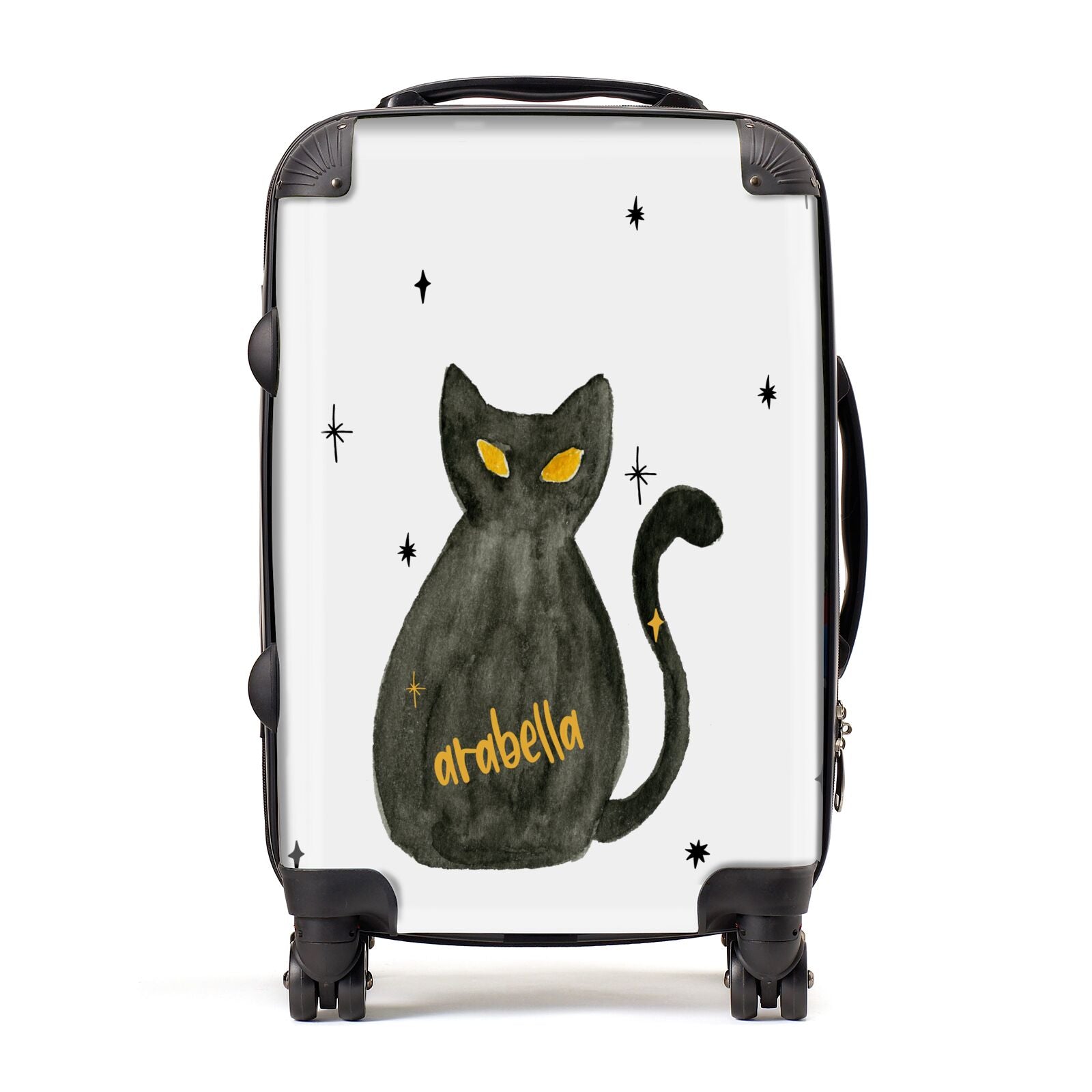 Custom Black Cat Suitcase