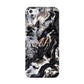 Custom Black Swirl Marble Apple iPhone 5 Case