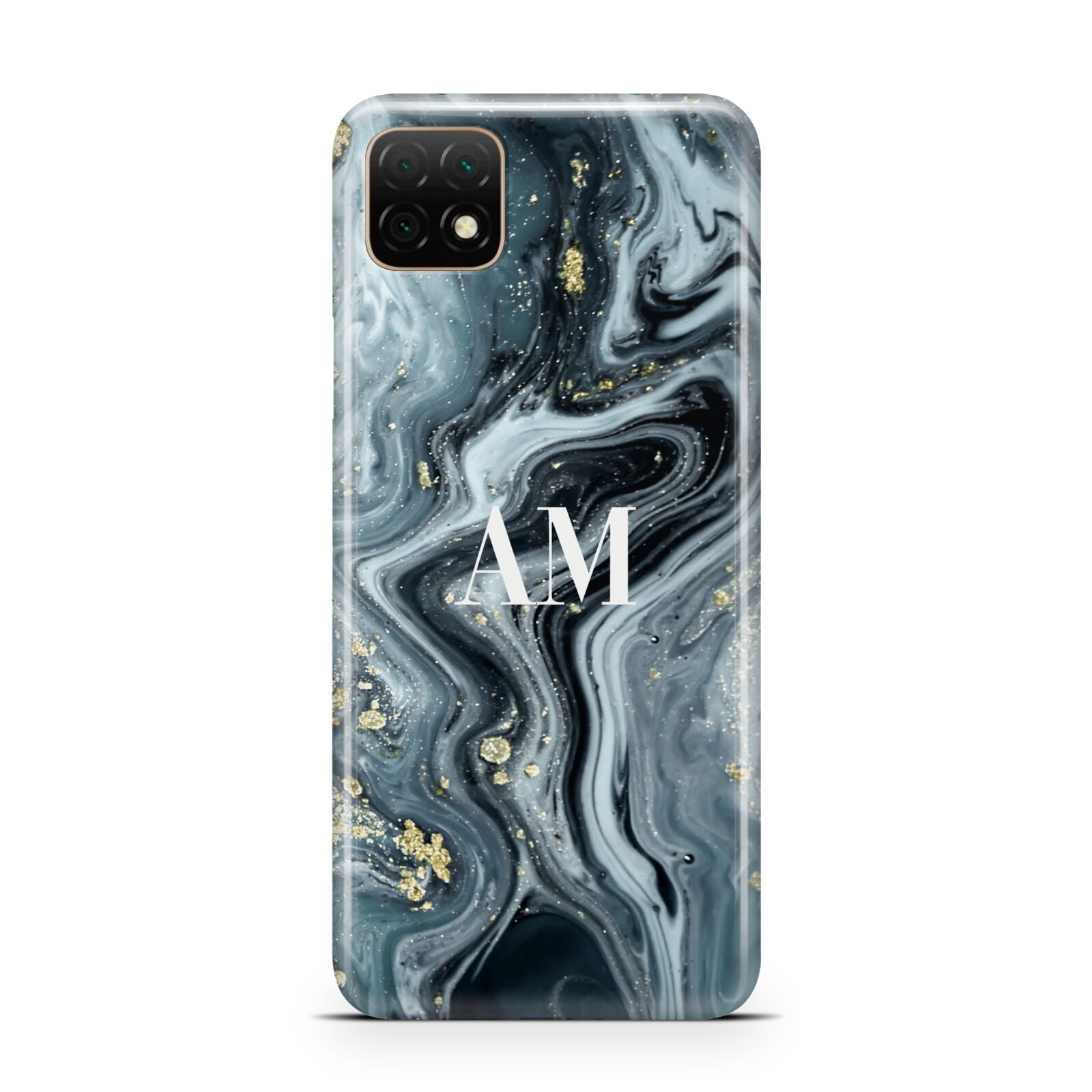 Custom Blue Swirl Marble Huawei Enjoy 20 Phone Case