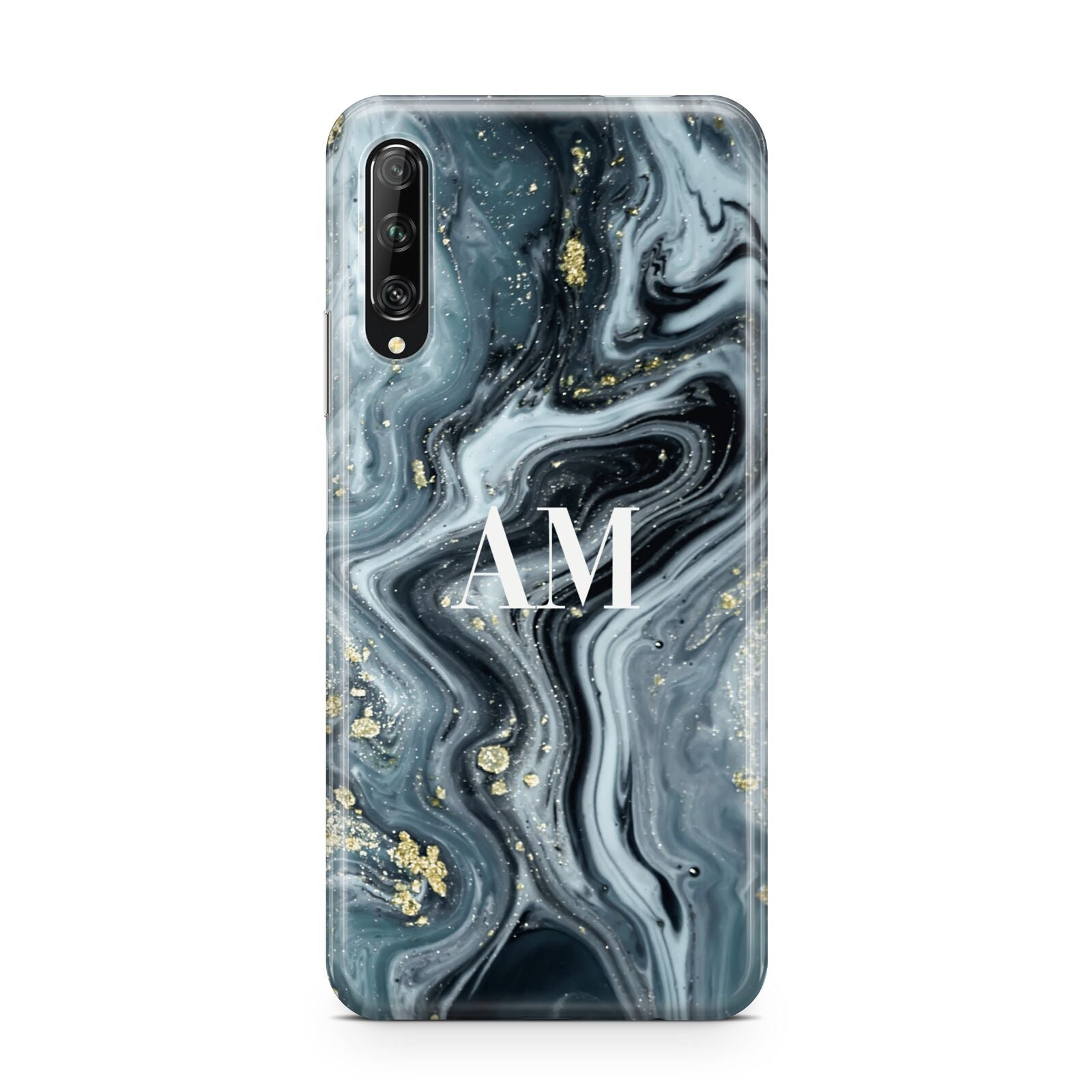 Custom Blue Swirl Marble Huawei P Smart Pro 2019