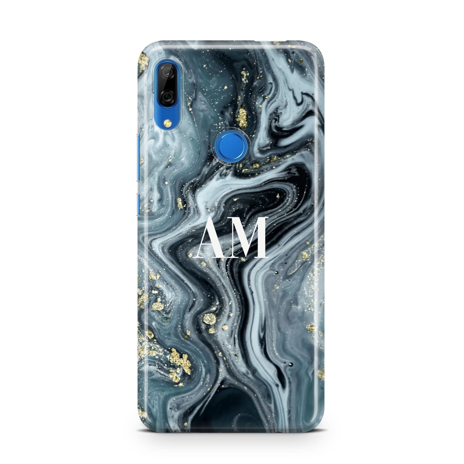 Custom Blue Swirl Marble Huawei P Smart Z