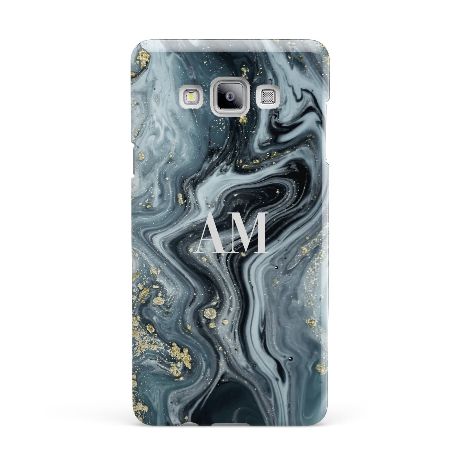 Custom Blue Swirl Marble Samsung Galaxy A7 2015 Case