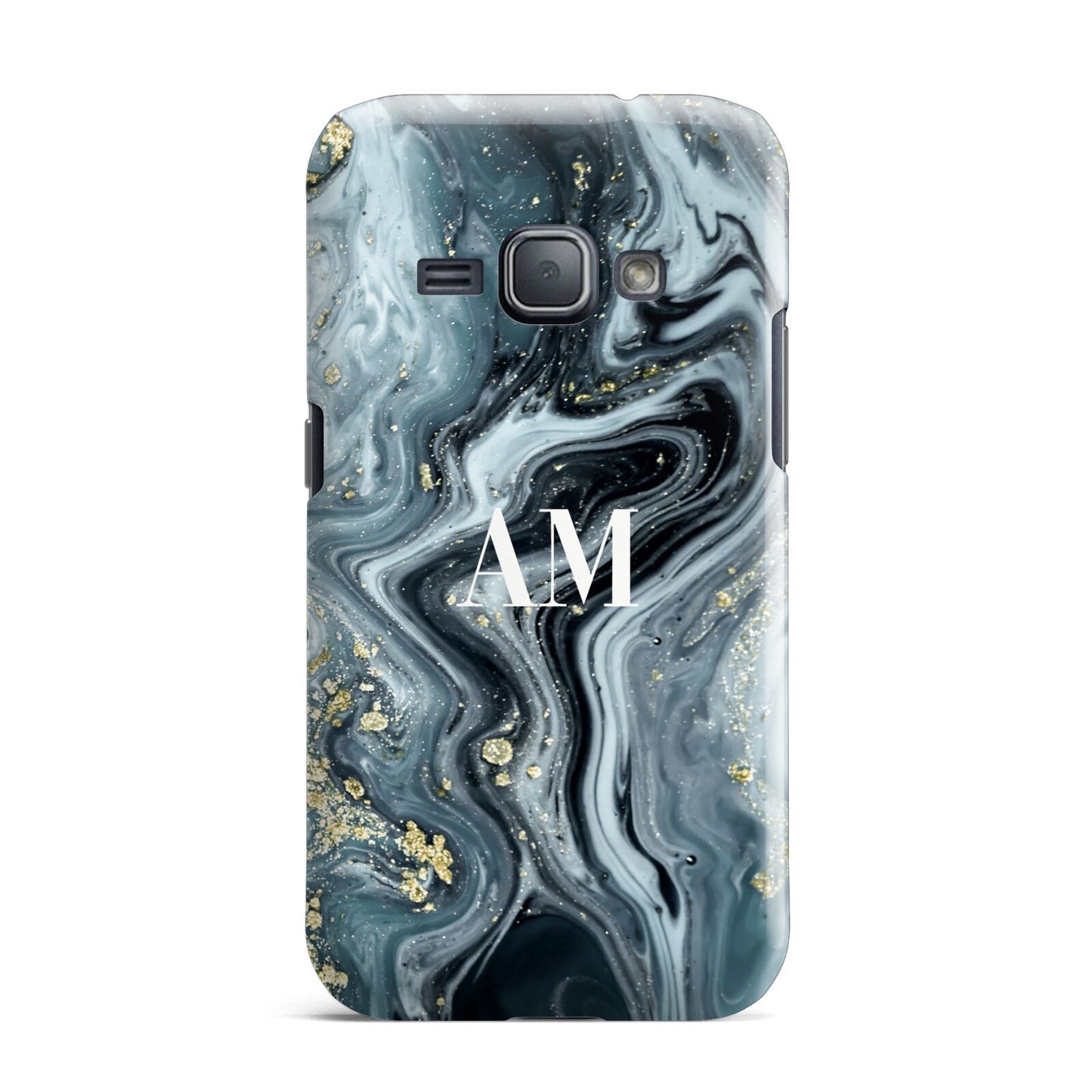 Custom Blue Swirl Marble Samsung Galaxy J1 2016 Case