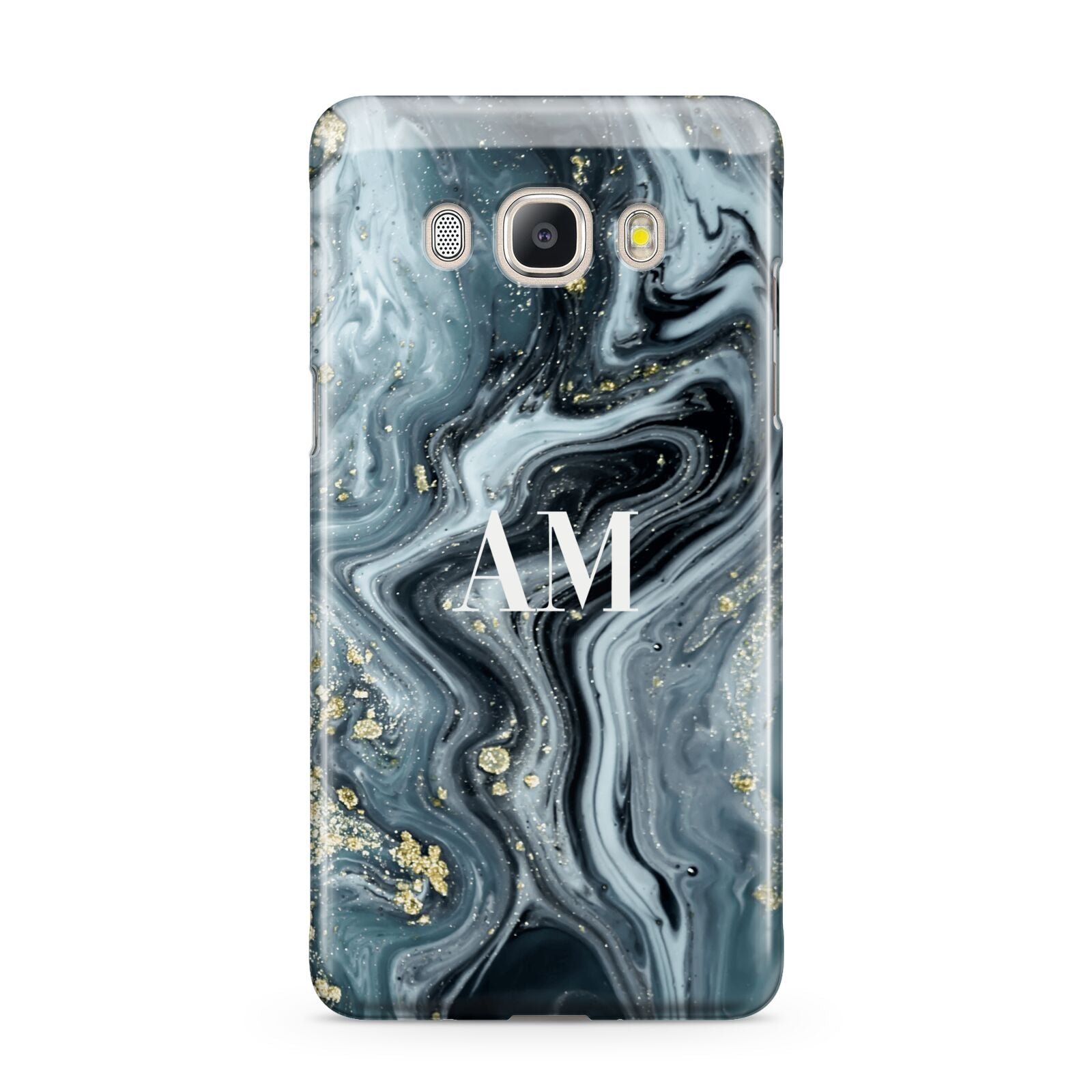 Custom Blue Swirl Marble Samsung Galaxy J5 2016 Case