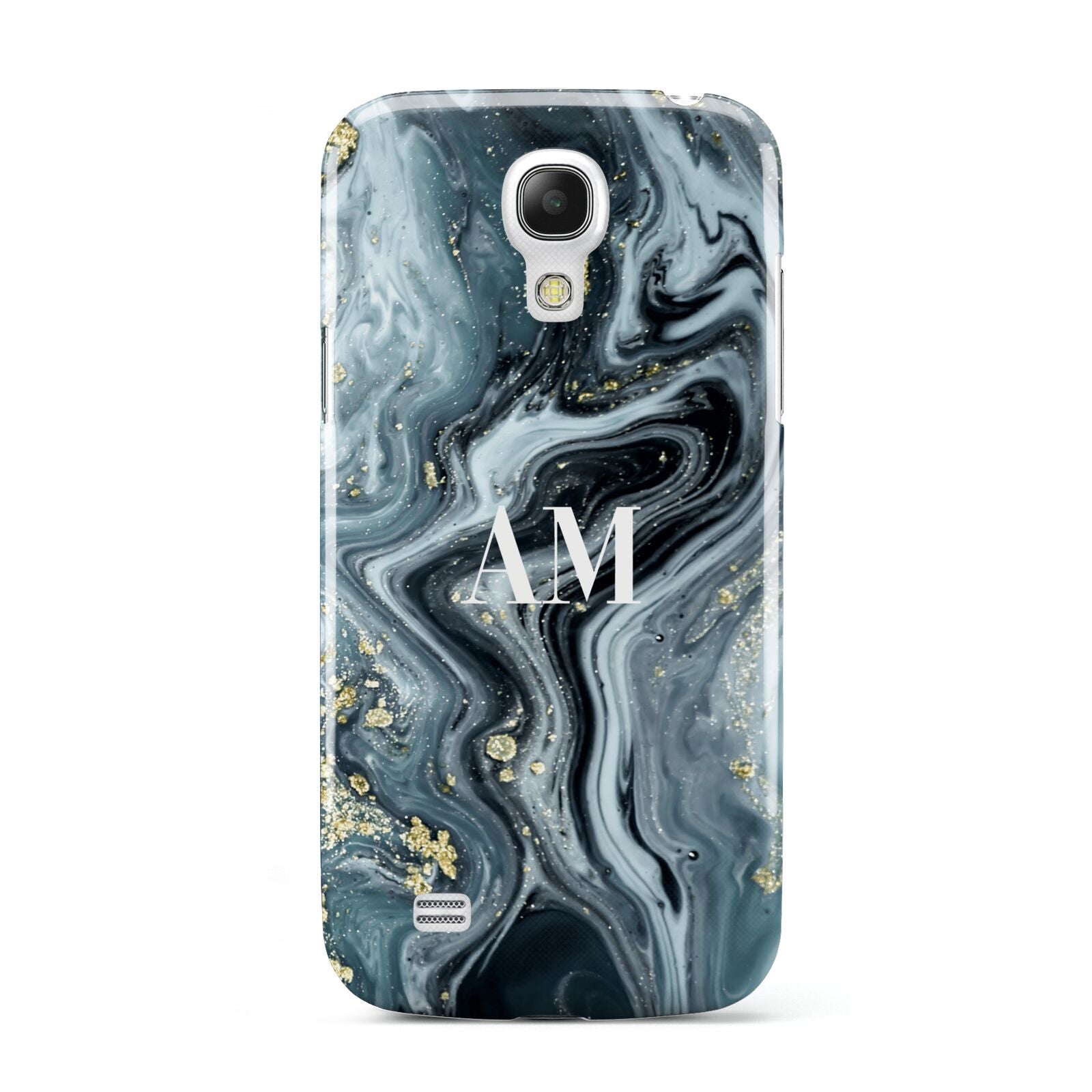 Custom Blue Swirl Marble Samsung Galaxy S4 Mini Case