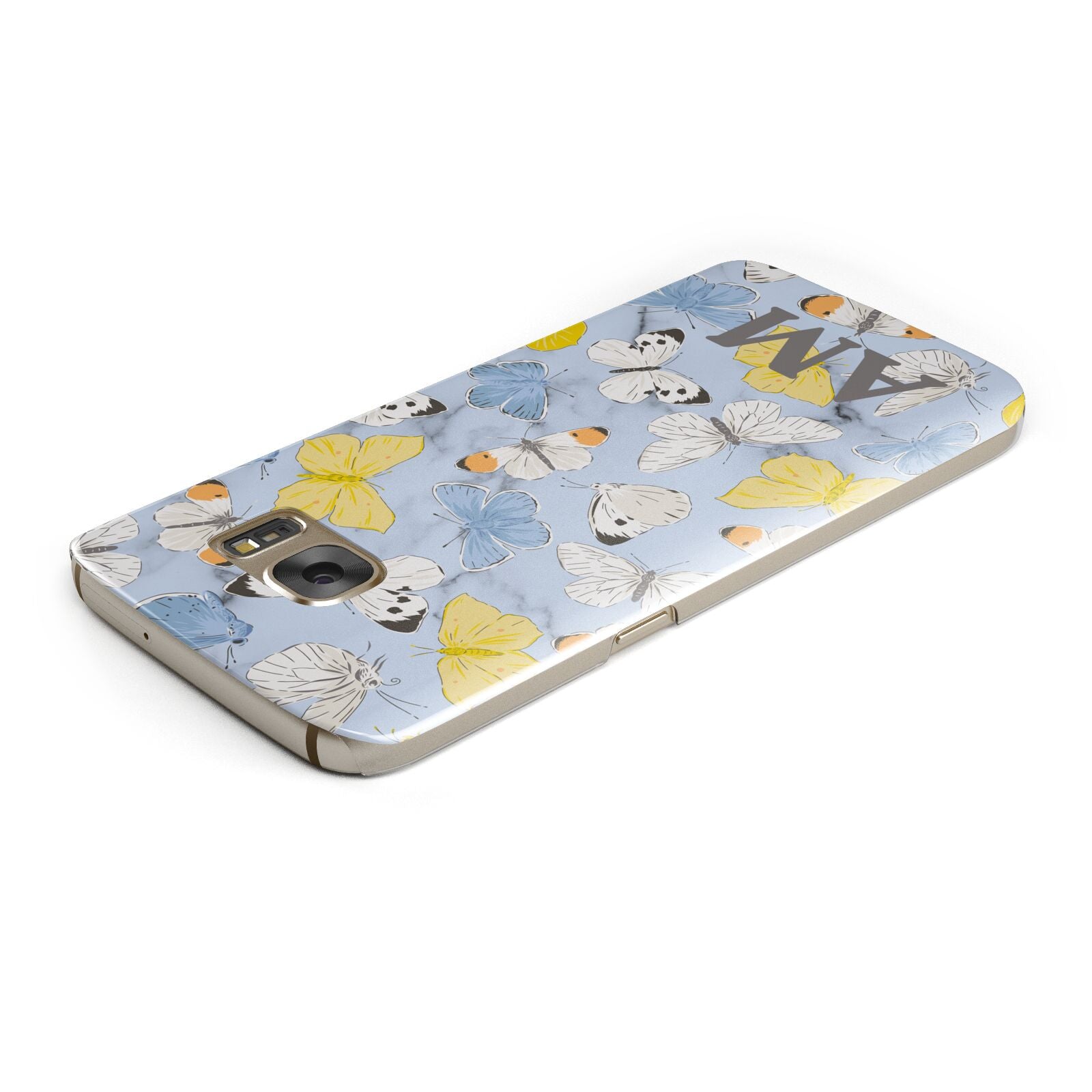 Custom Butterfly Samsung Galaxy Case Top Cutout