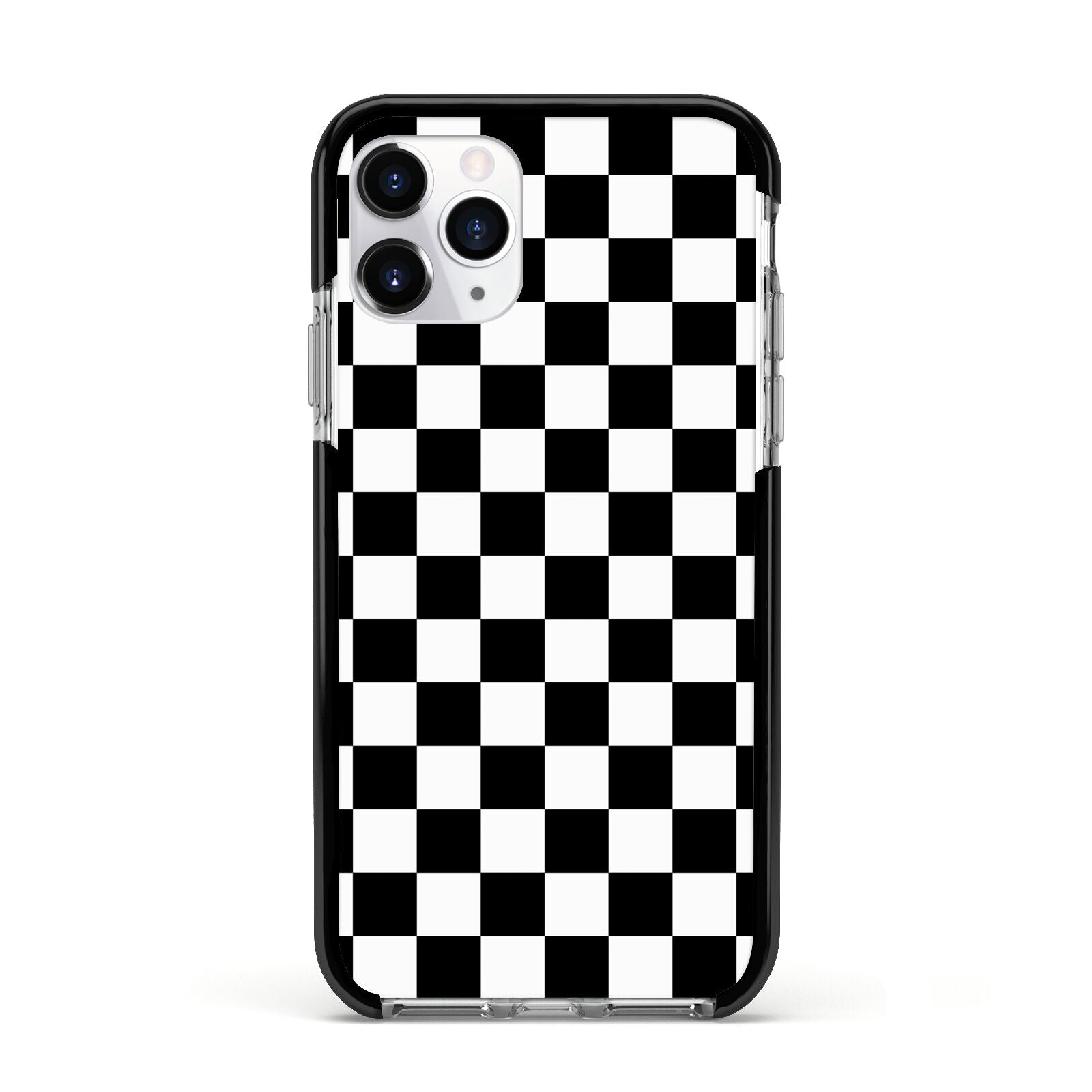 Custom Colour Check Apple iPhone 11 Pro in Silver with Black Impact Case