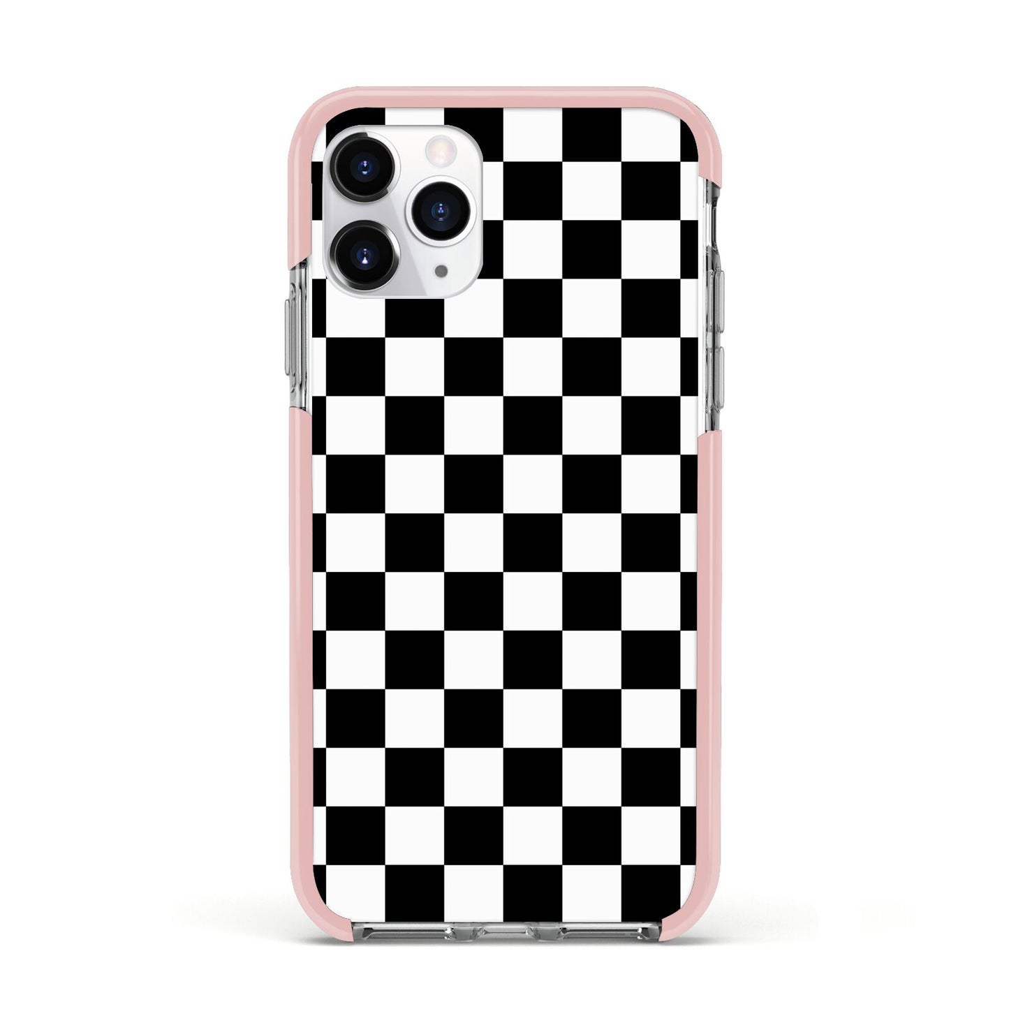 Custom Colour Check Apple iPhone 11 Pro in Silver with Pink Impact Case