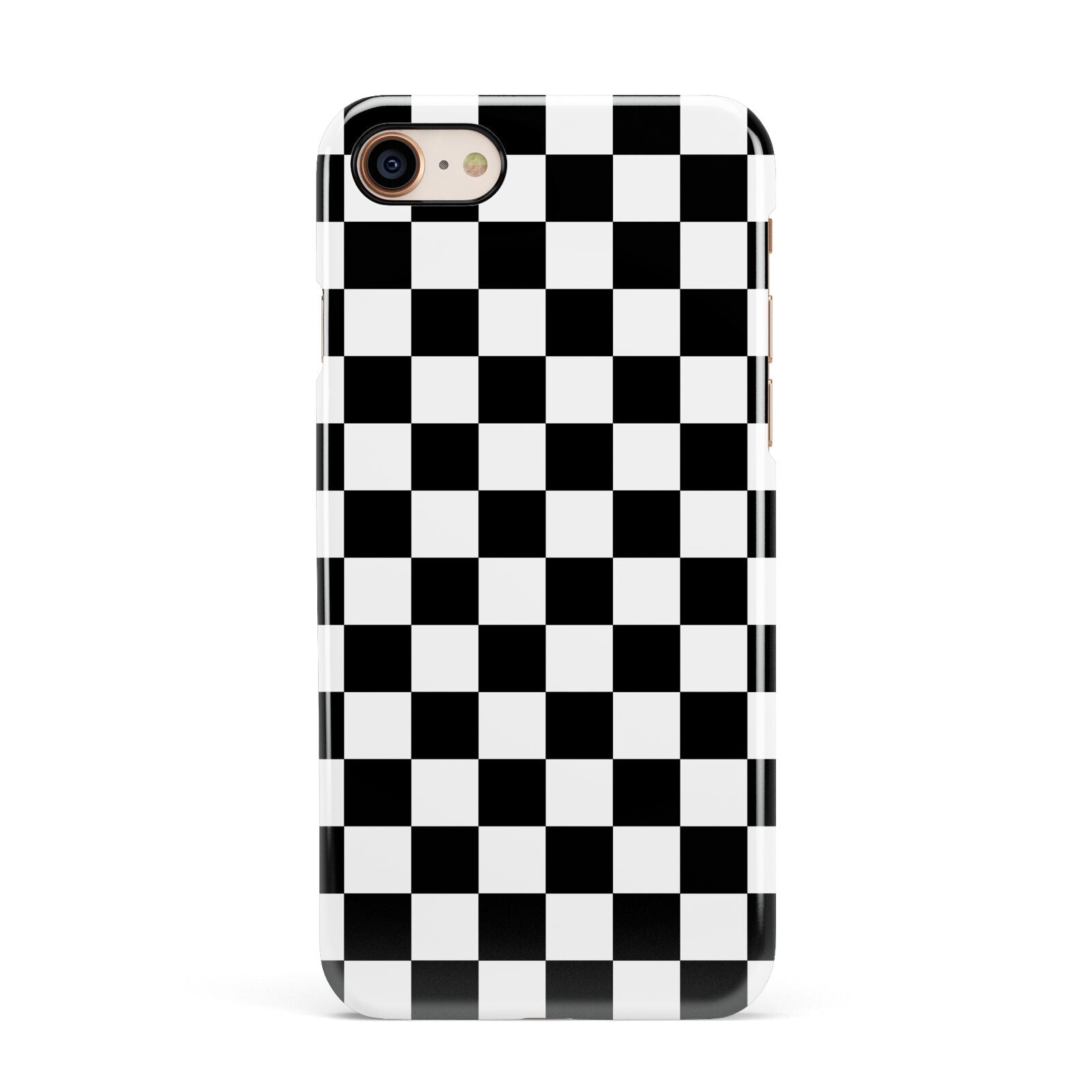 Custom Colour Check Apple iPhone 7 8 3D Snap Case