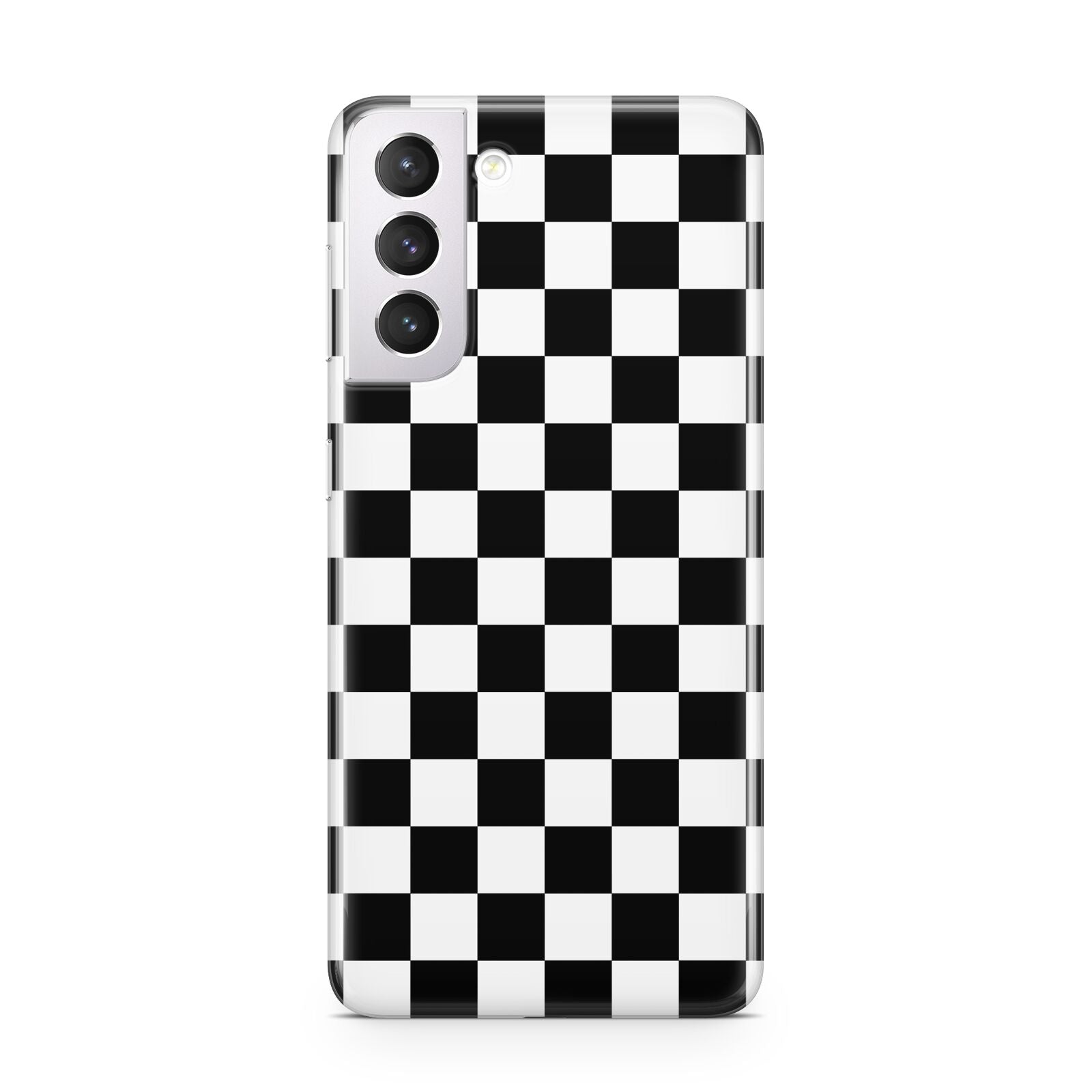 Custom Colour Check Samsung S21 Case