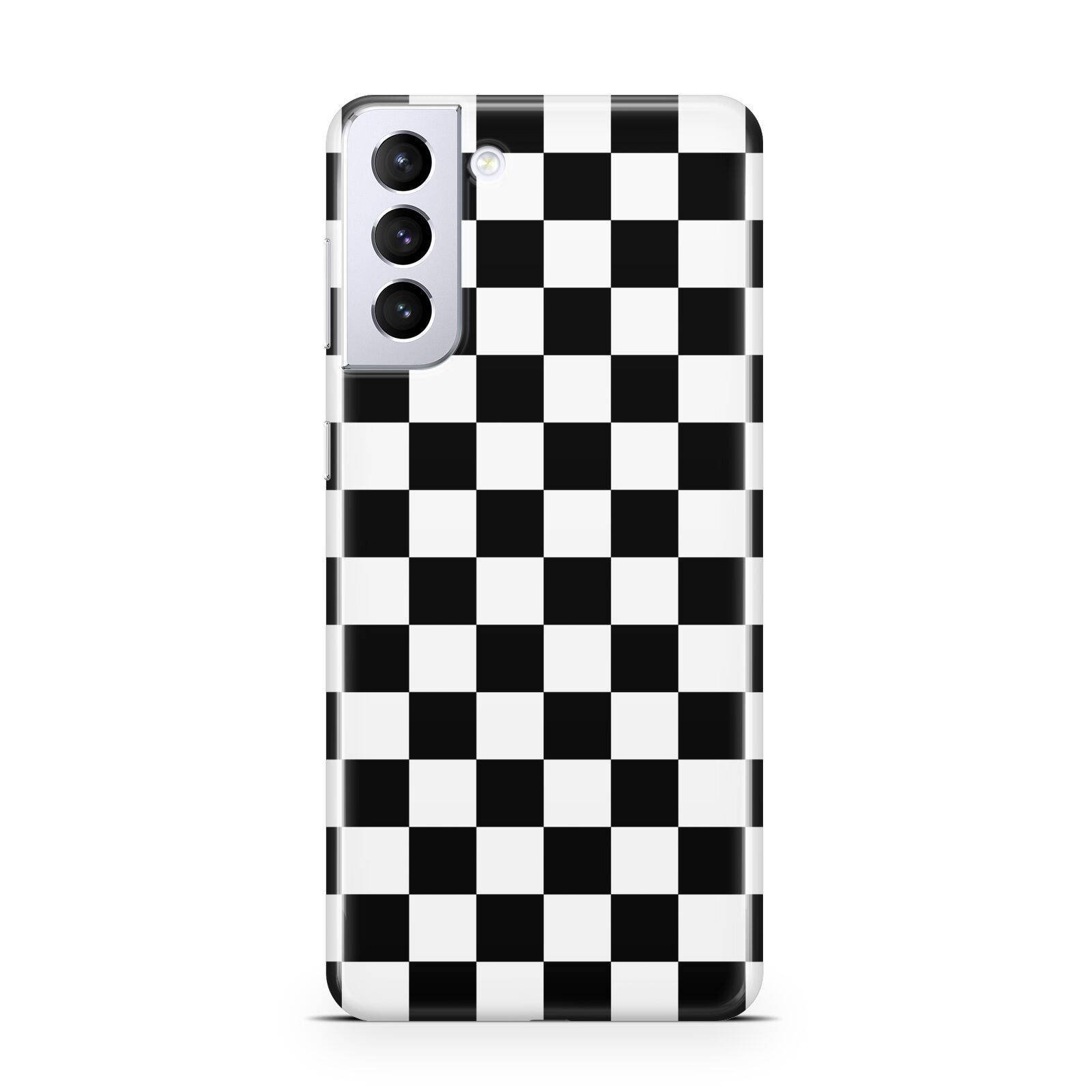 Custom Colour Check Samsung S21 Plus Phone Case