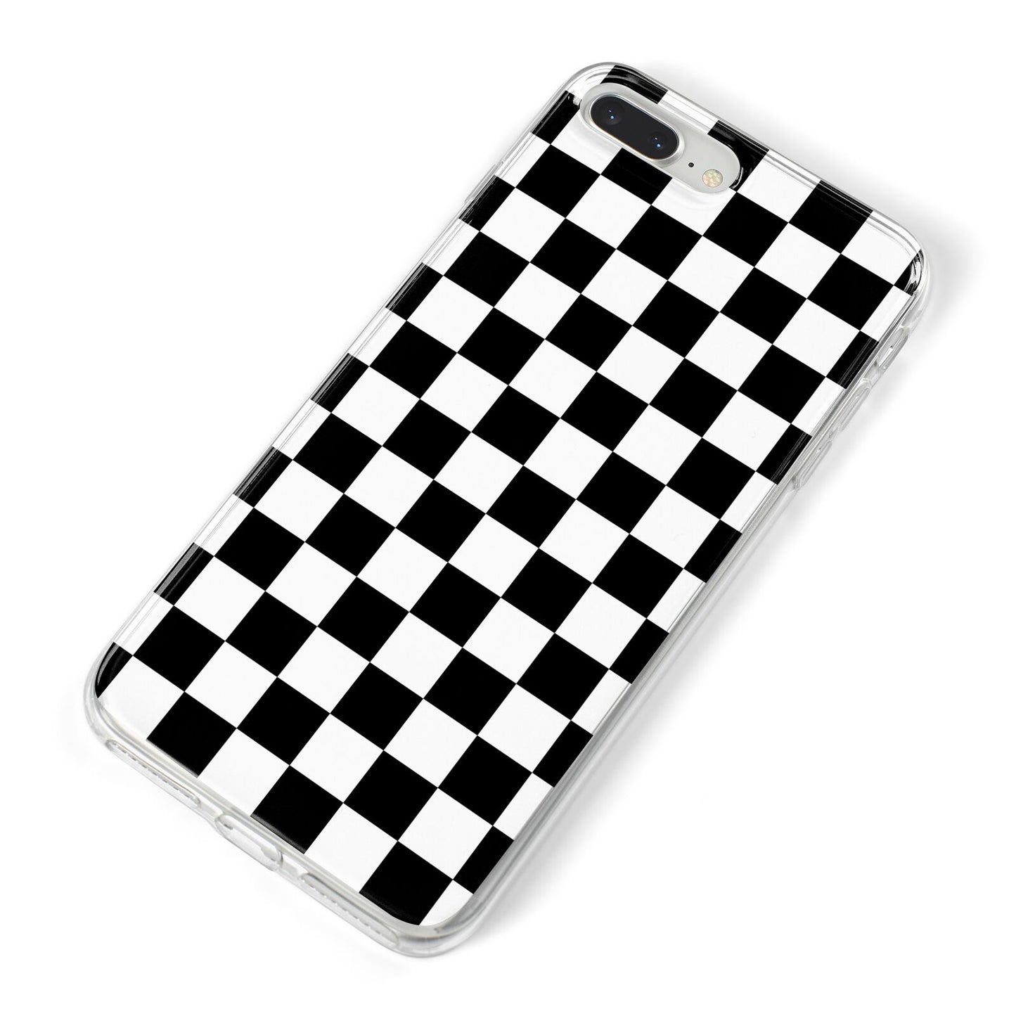 Custom Colour Check iPhone 8 Plus Bumper Case on Silver iPhone Alternative Image