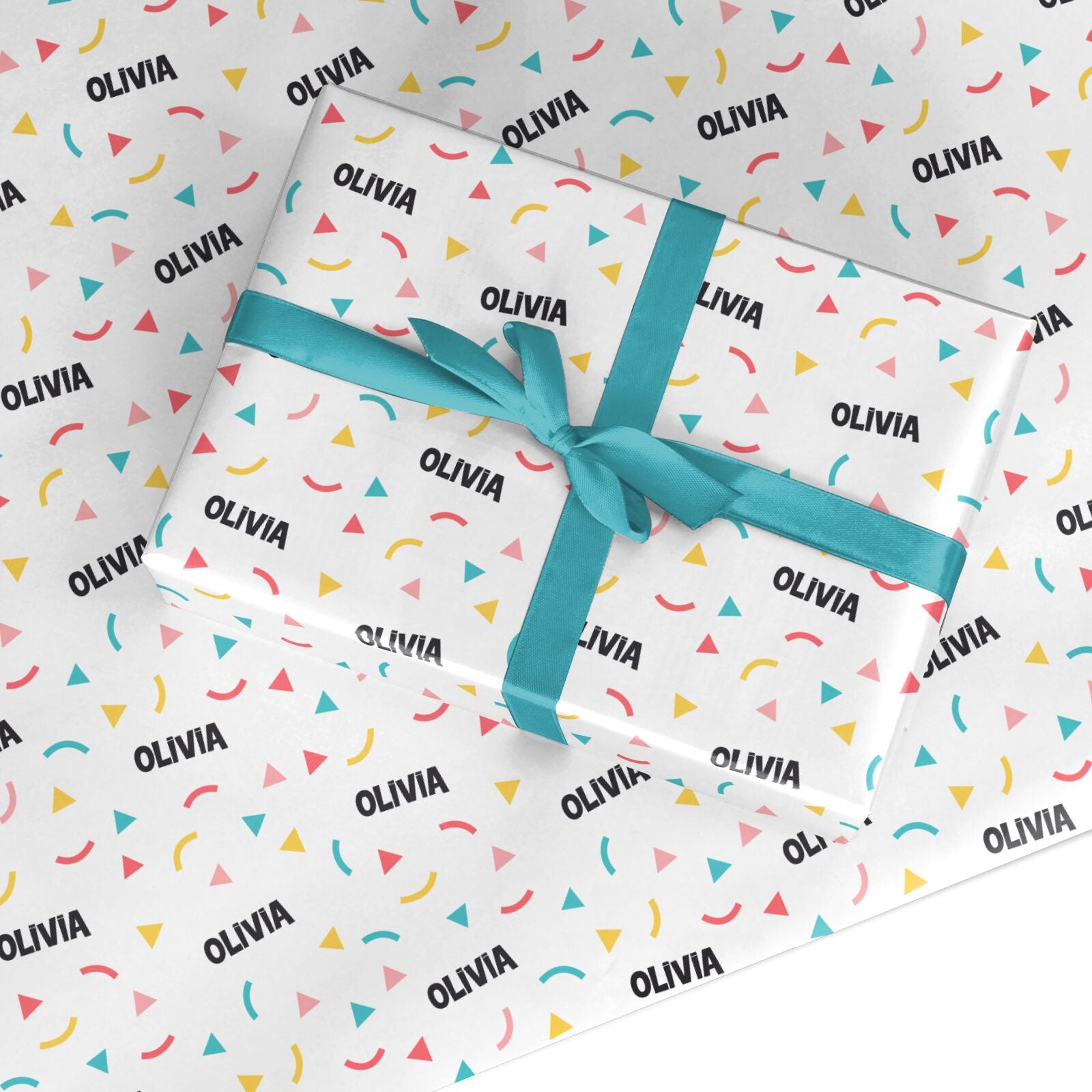 Custom Confetti Custom Wrapping Paper