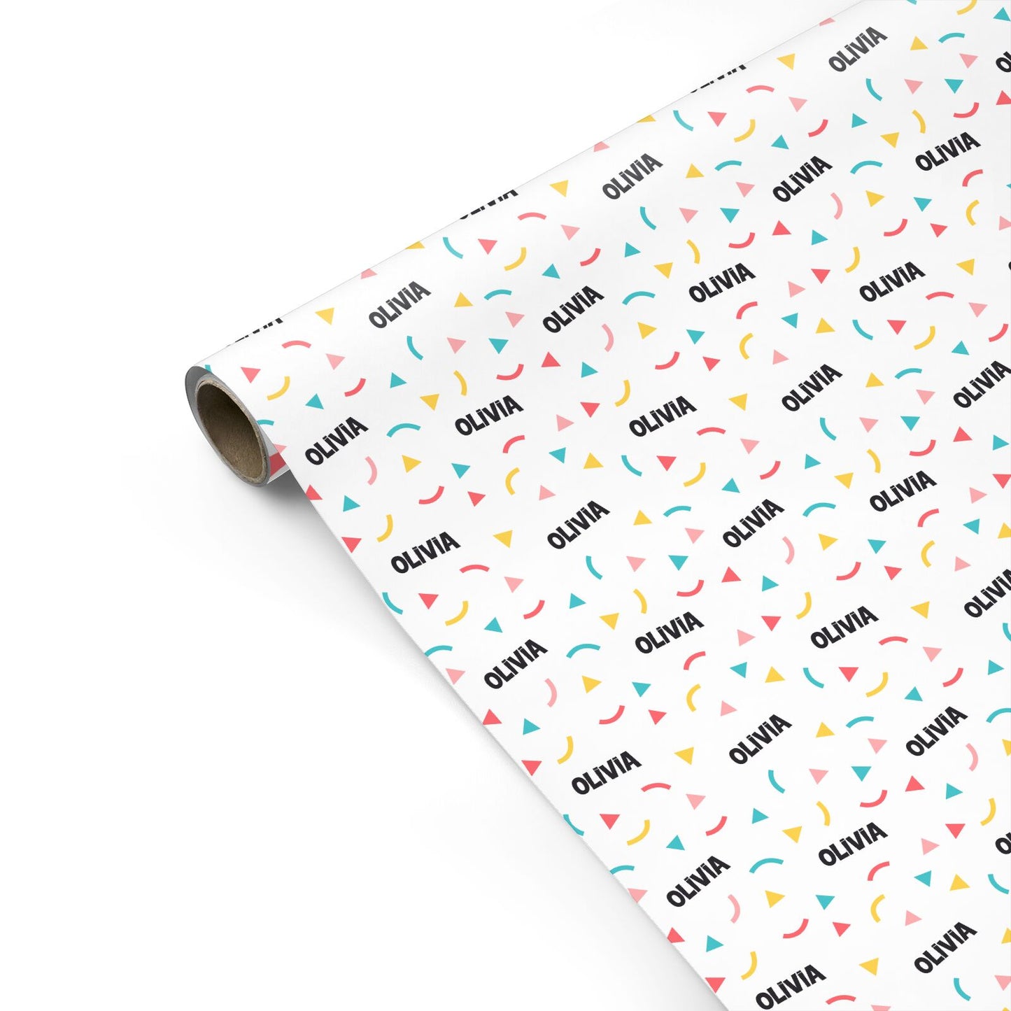 Custom Confetti Personalised Gift Wrap