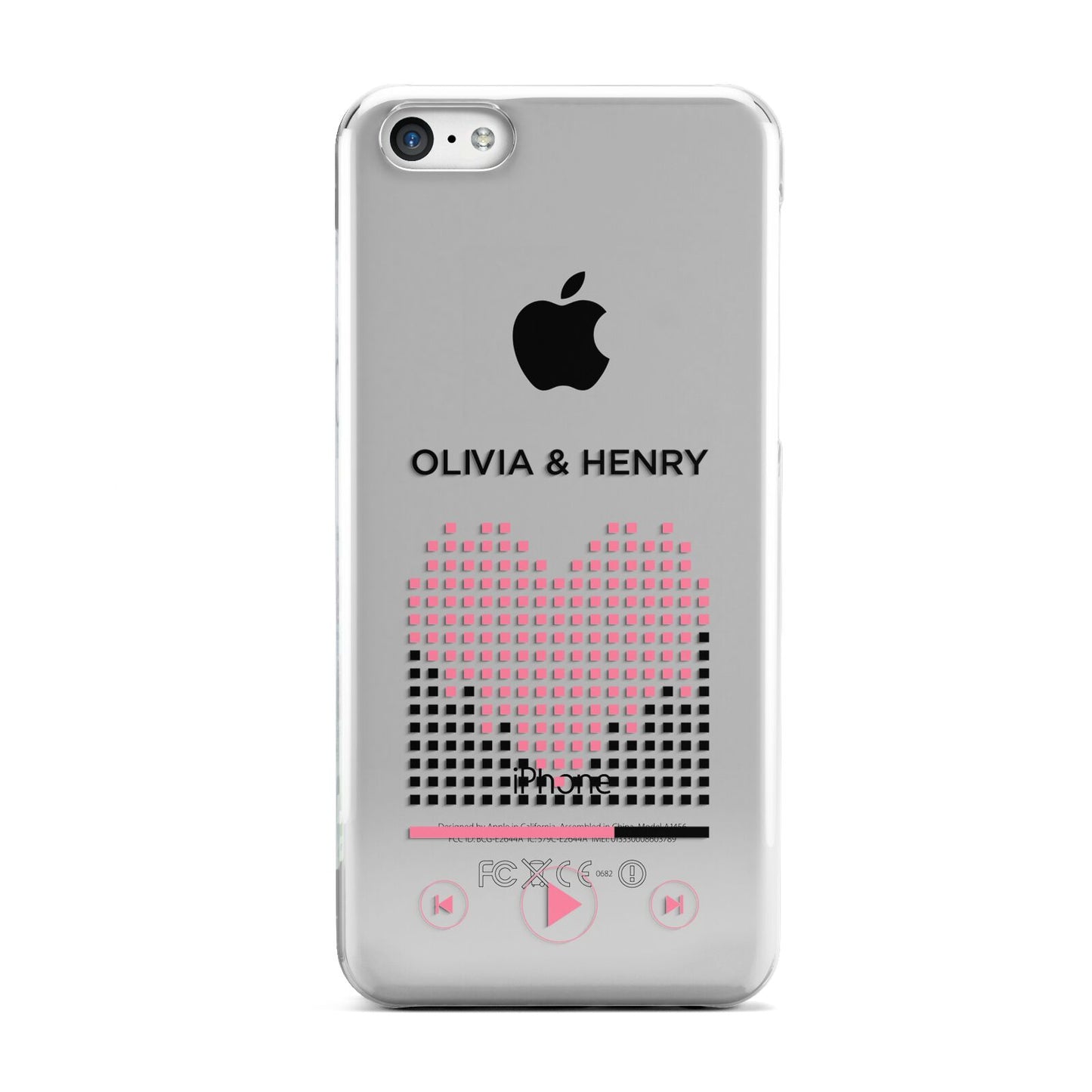 Custom Couples Music Apple iPhone 5c Case