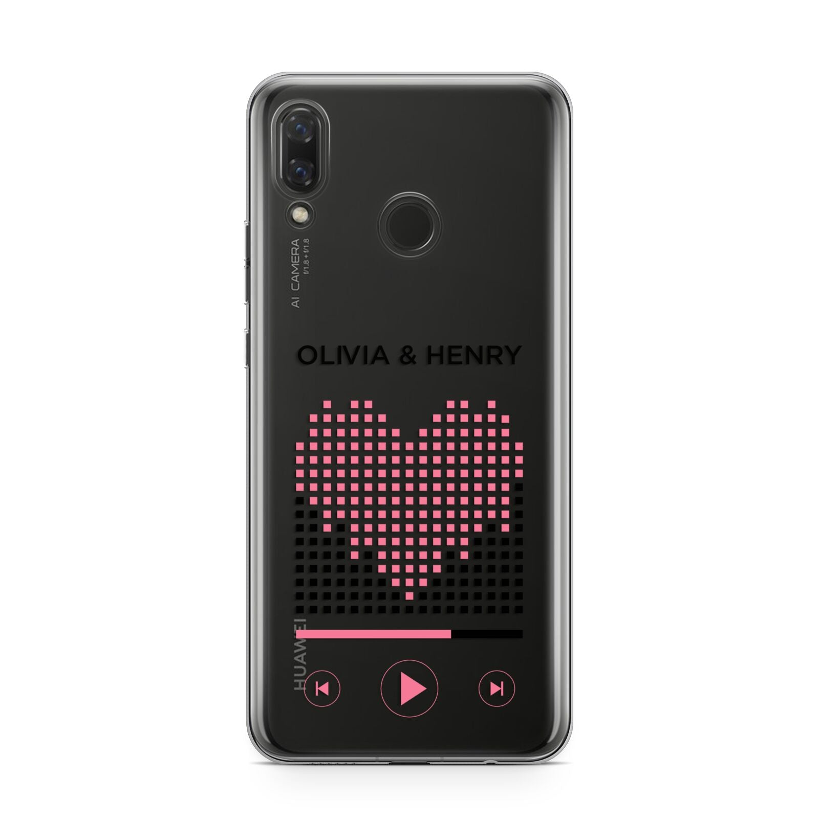 Custom Couples Music Huawei Nova 3 Phone Case