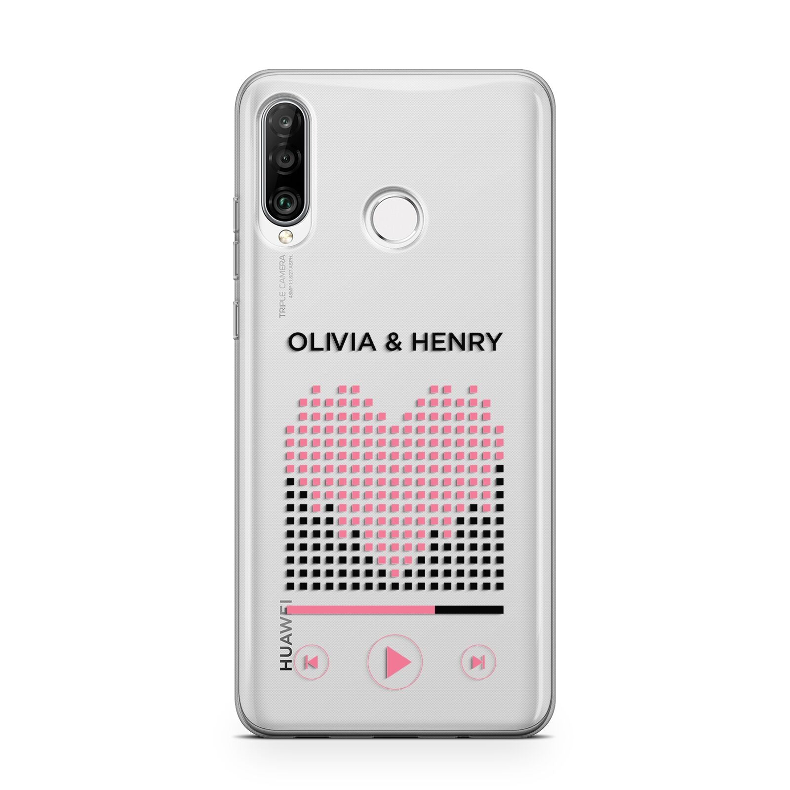 Custom Couples Music Huawei P30 Lite Phone Case