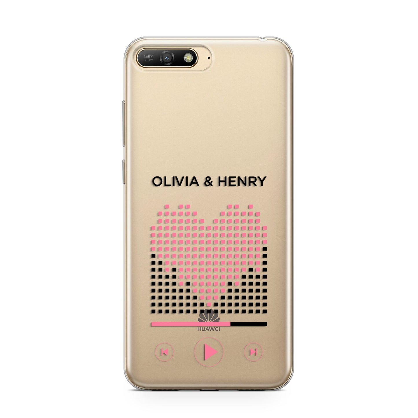 Custom Couples Music Huawei Y6 2018