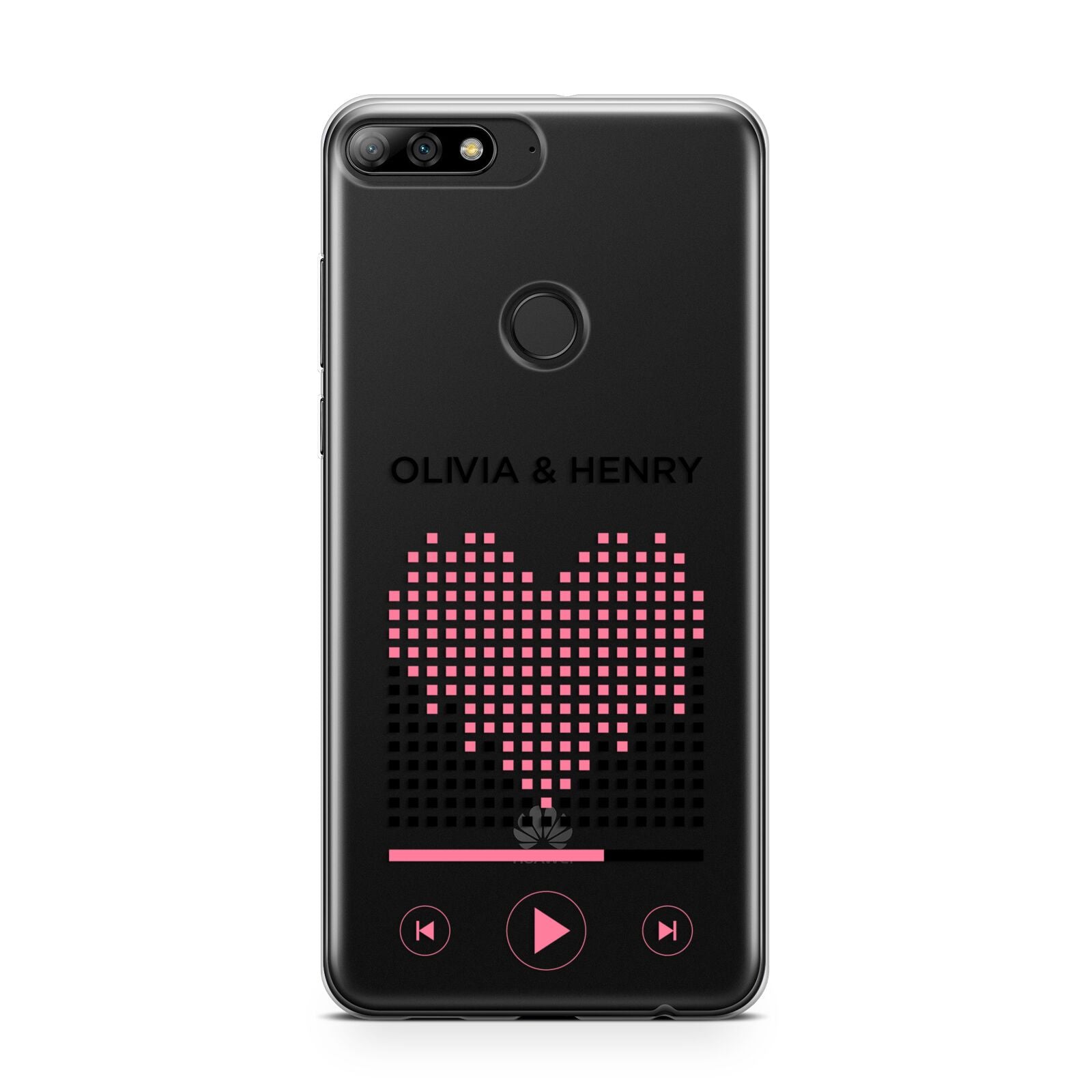 Custom Couples Music Huawei Y7 2018