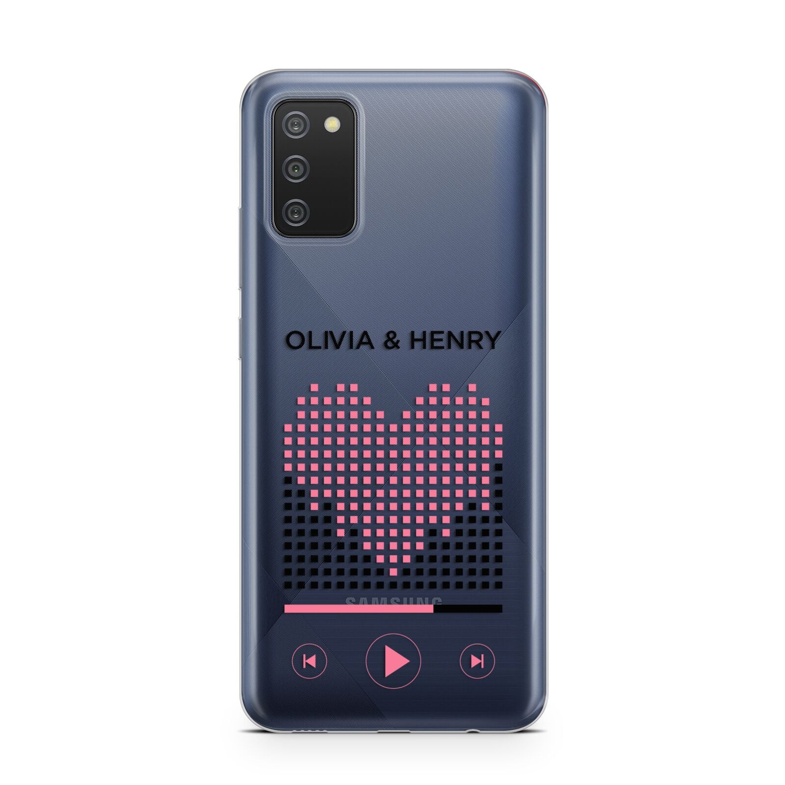 Custom Couples Music Samsung A02s Case