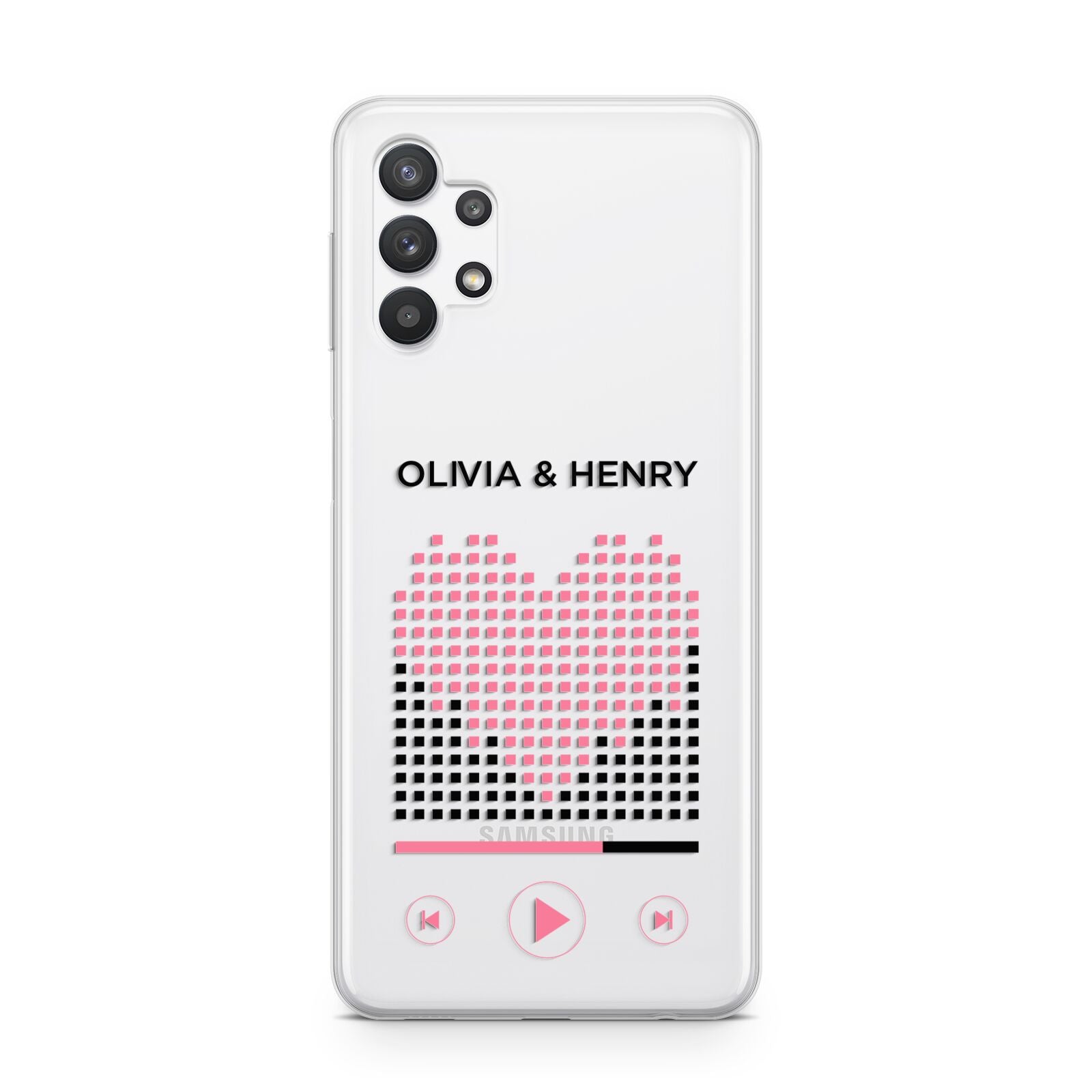 Custom Couples Music Samsung A32 5G Case