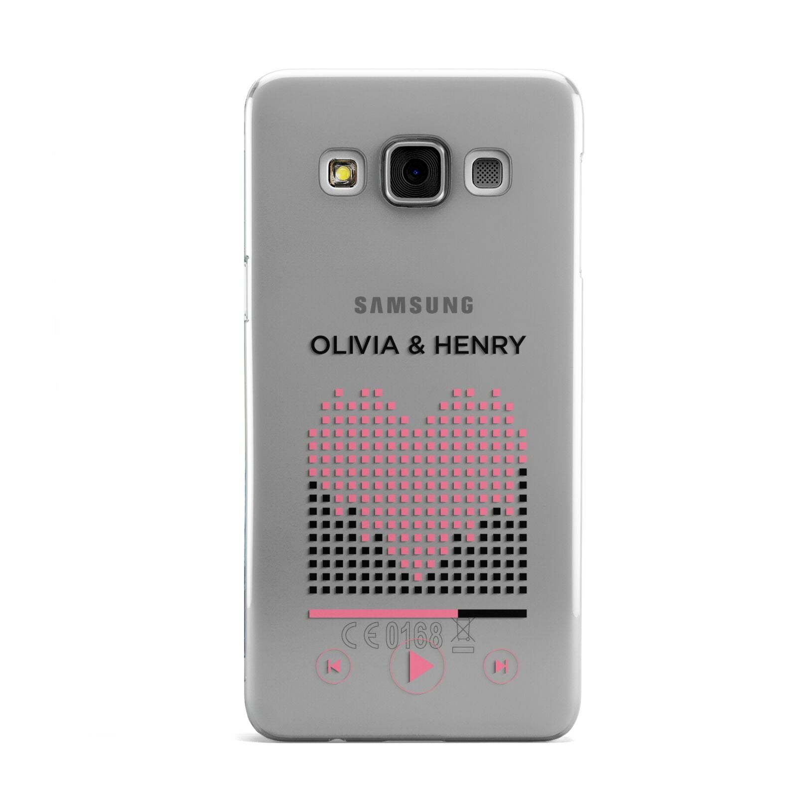 Custom Couples Music Samsung Galaxy A3 Case