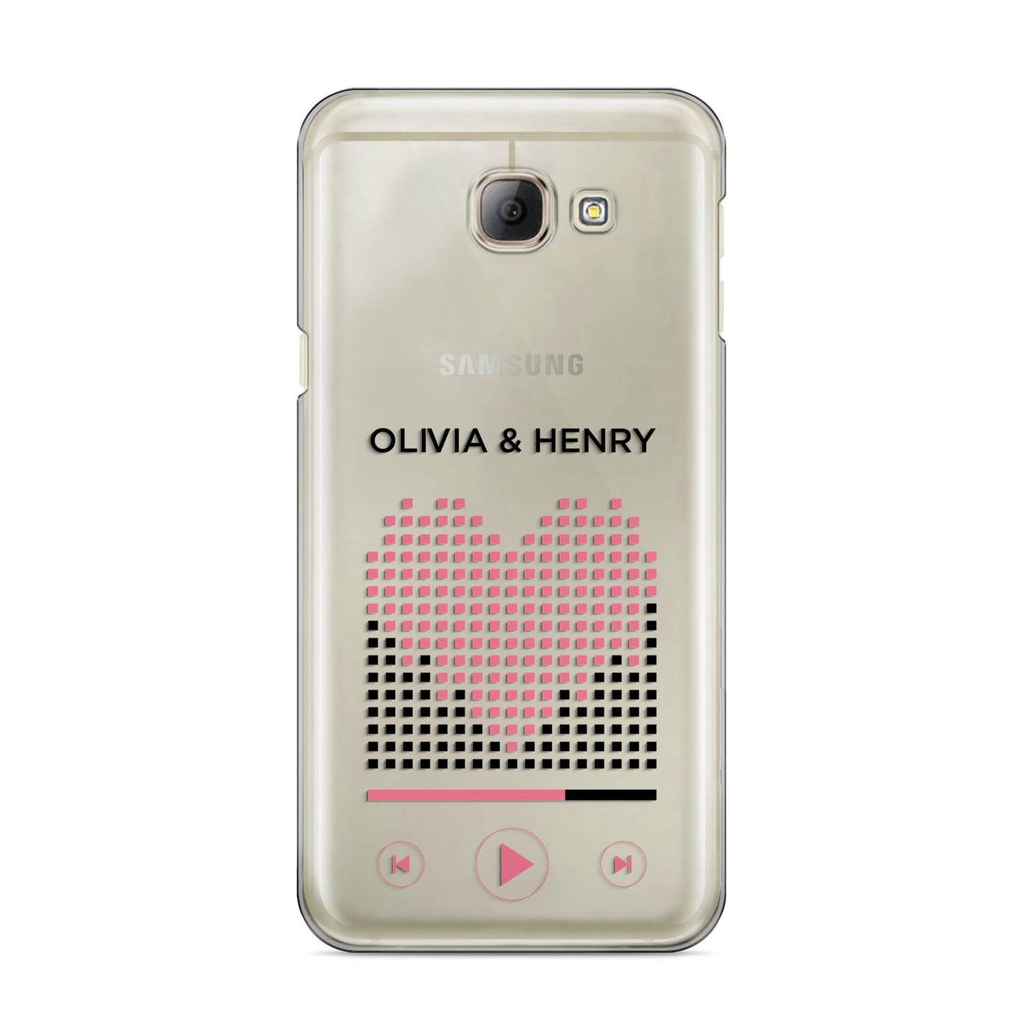 Custom Couples Music Samsung Galaxy A8 2016 Case