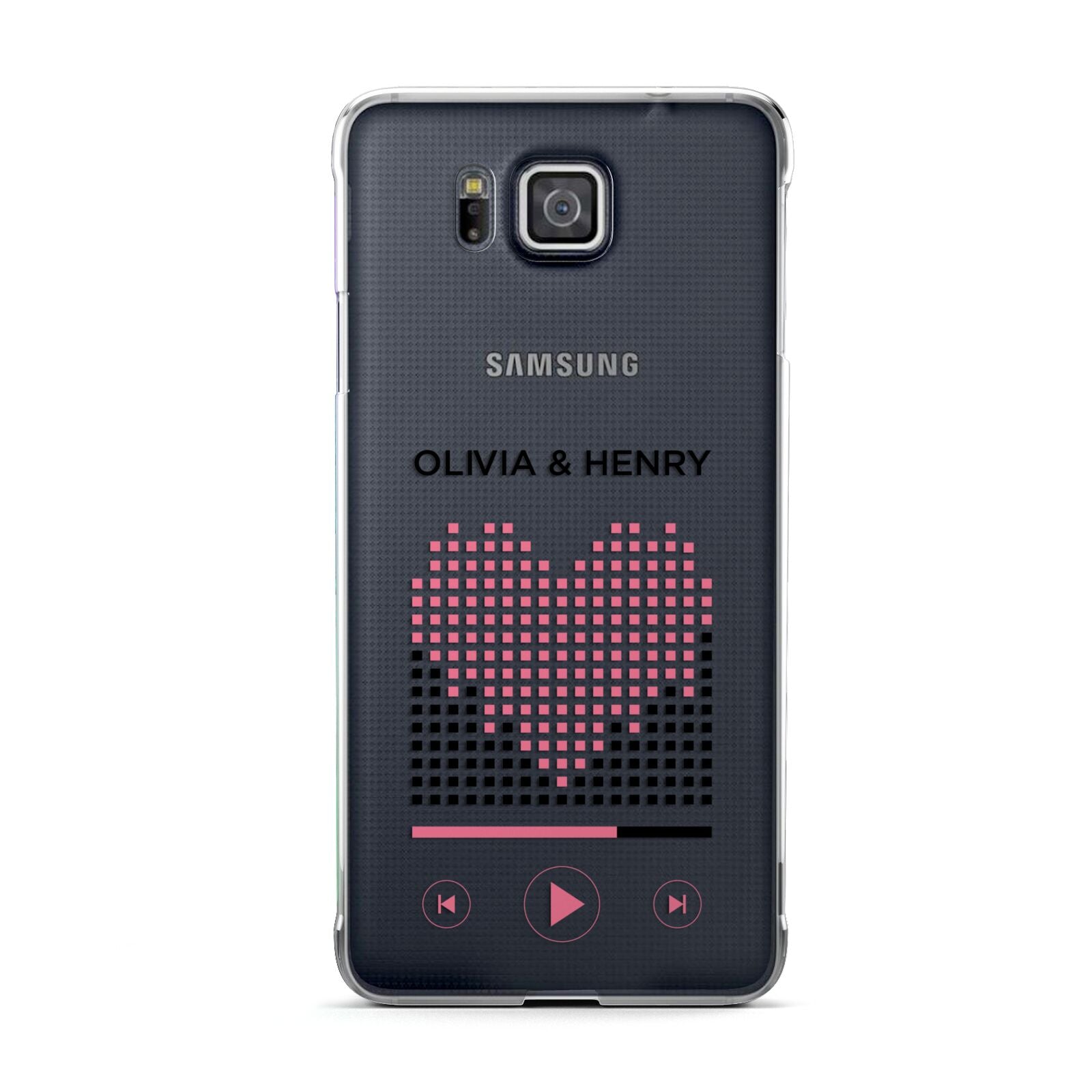 Custom Couples Music Samsung Galaxy Alpha Case