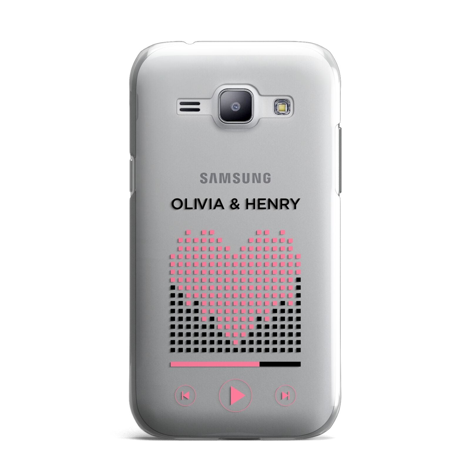 Custom Couples Music Samsung Galaxy J1 2015 Case