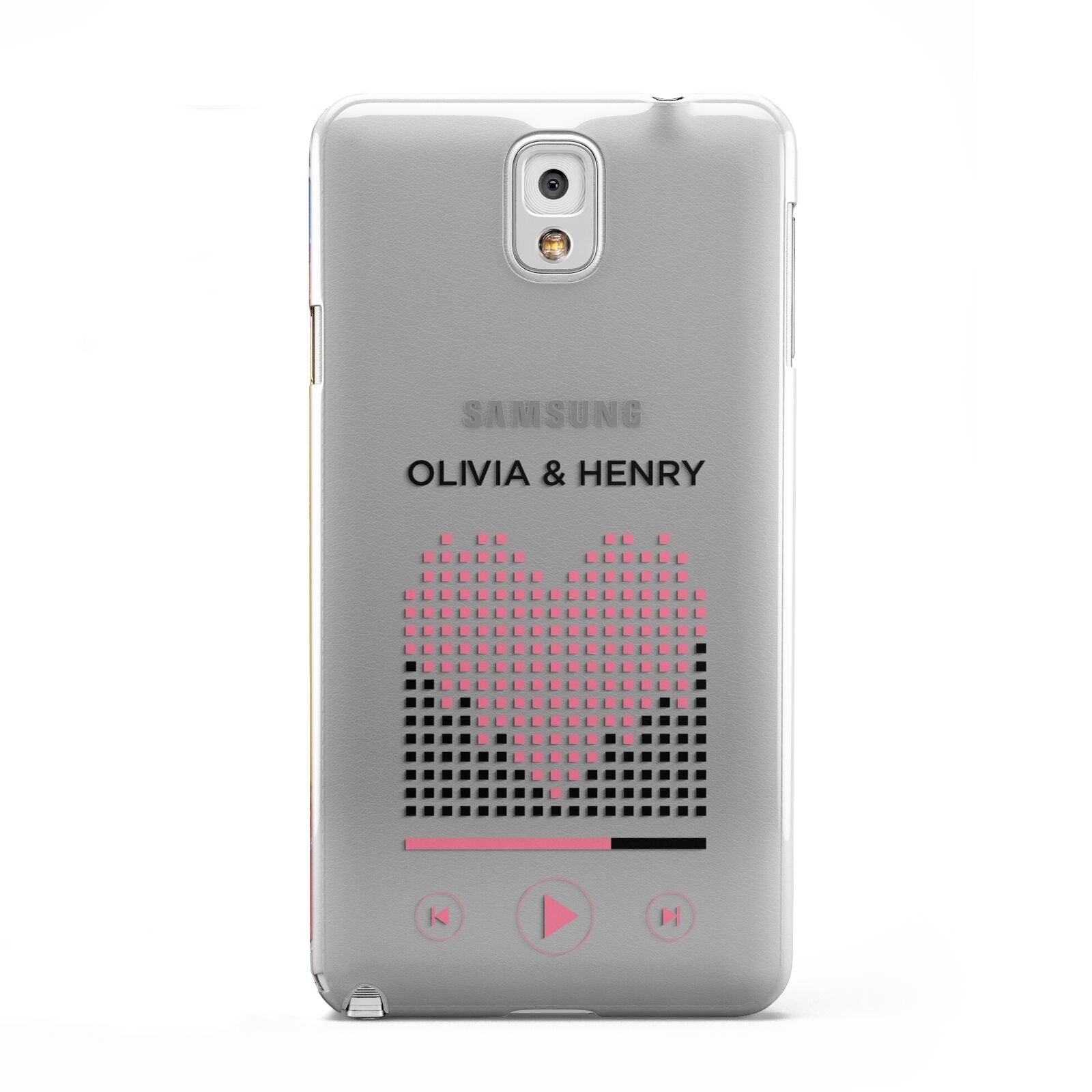 Custom Couples Music Samsung Galaxy Note 3 Case