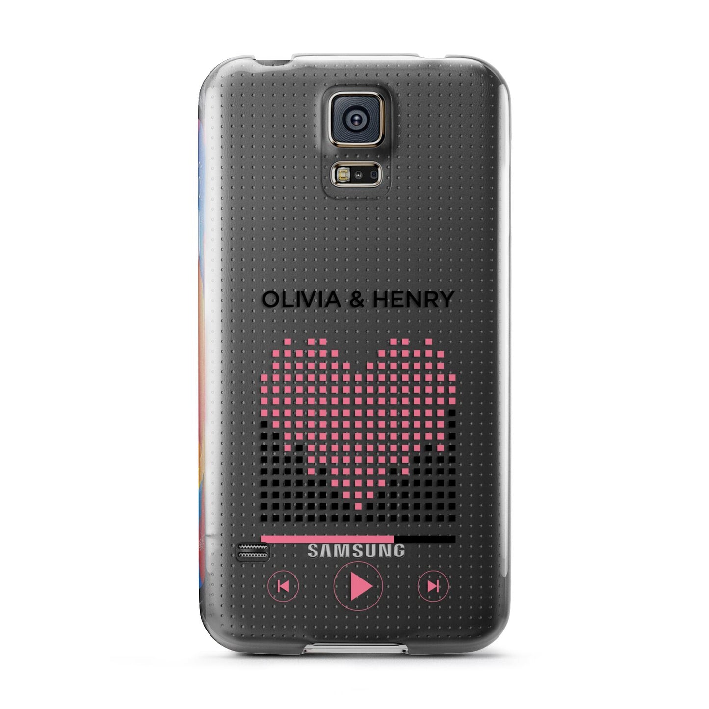 Custom Couples Music Samsung Galaxy S5 Case