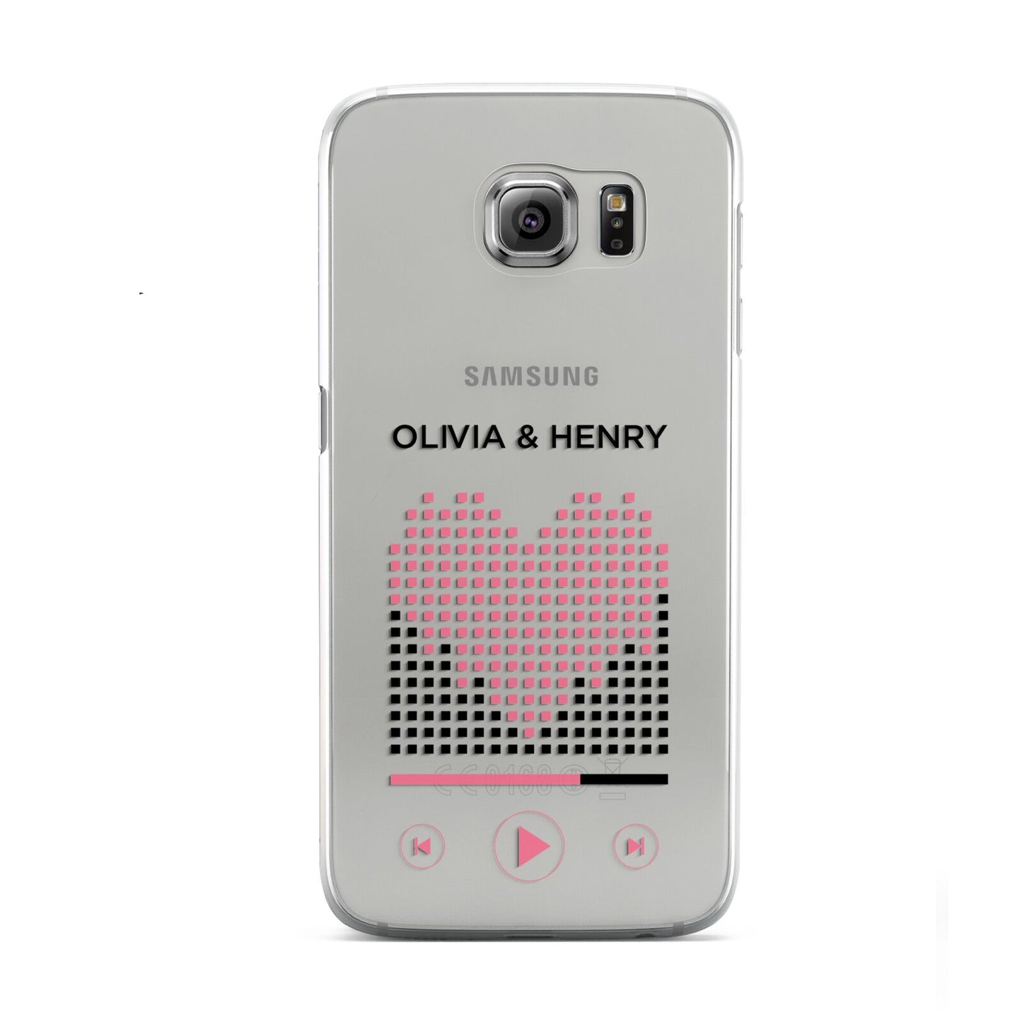 Custom Couples Music Samsung Galaxy S6 Case