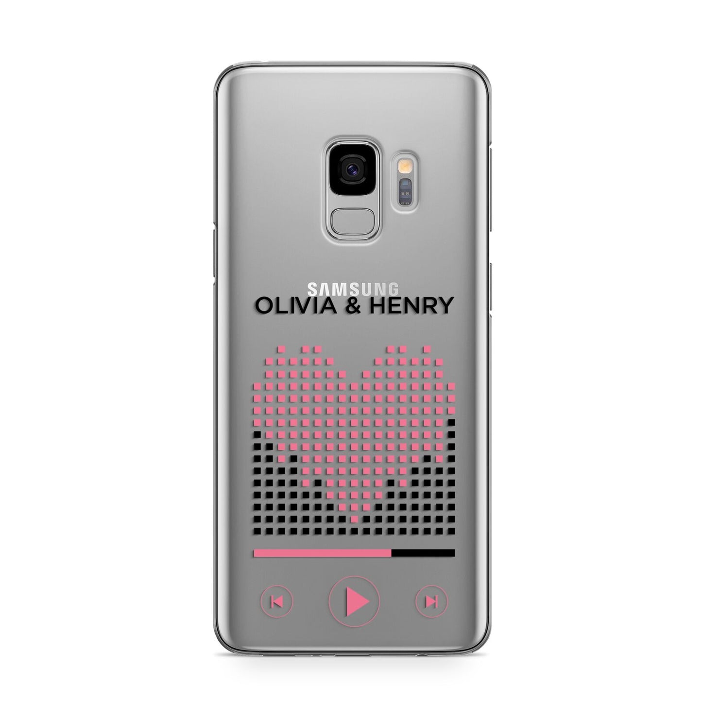 Custom Couples Music Samsung Galaxy S9 Case