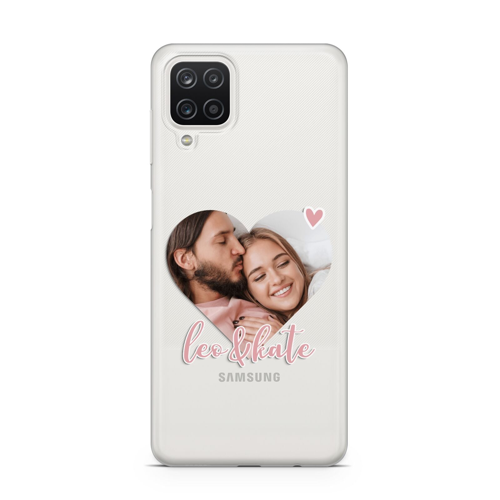 Custom Couples Photo Samsung A12 Case