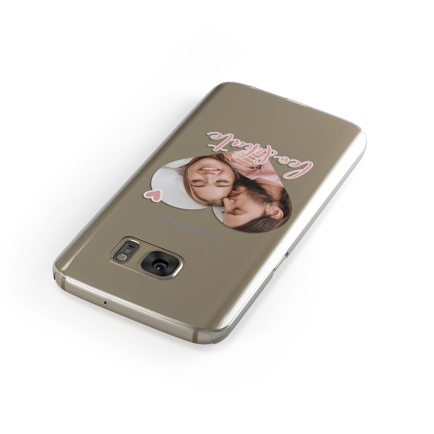 Custom Couples Photo Samsung Galaxy Case Front Close Up