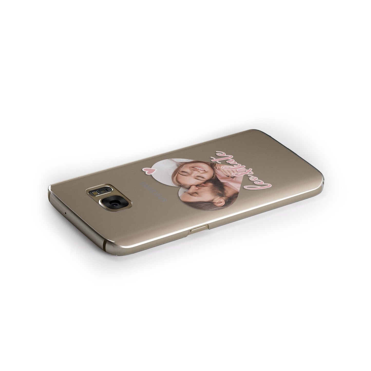 Custom Couples Photo Samsung Galaxy Case Side Close Up