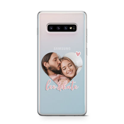 Custom Couples Photo Samsung Galaxy S10 Case