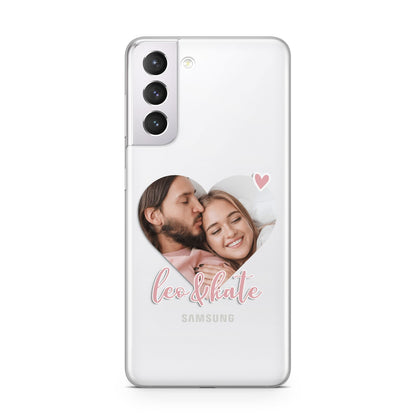 Custom Couples Photo Samsung S21 Case