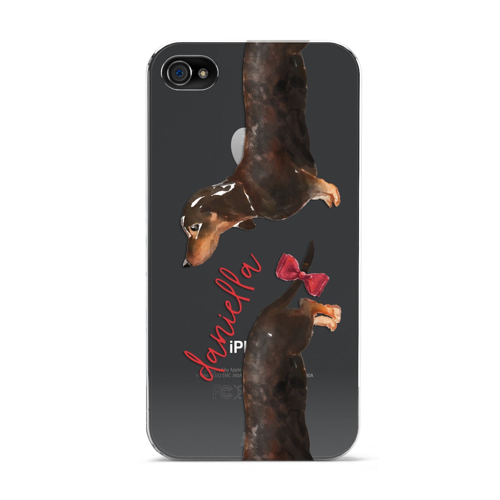 Custom Dachshund Apple iPhone 4s Case