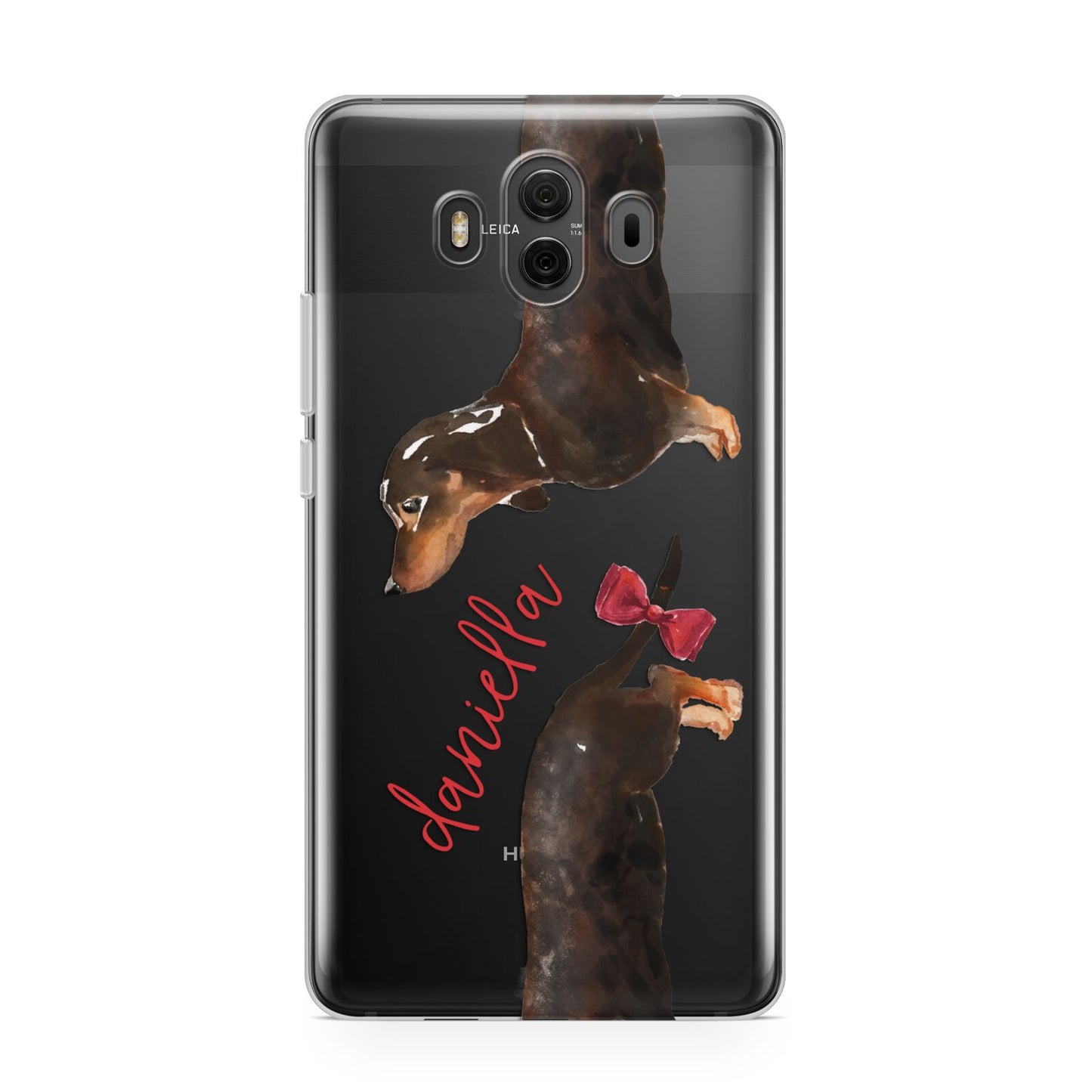 Custom Dachshund Huawei Mate 10 Protective Phone Case