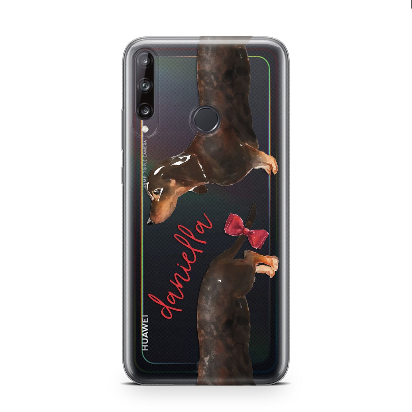 Custom Dachshund Huawei P40 Lite E Phone Case