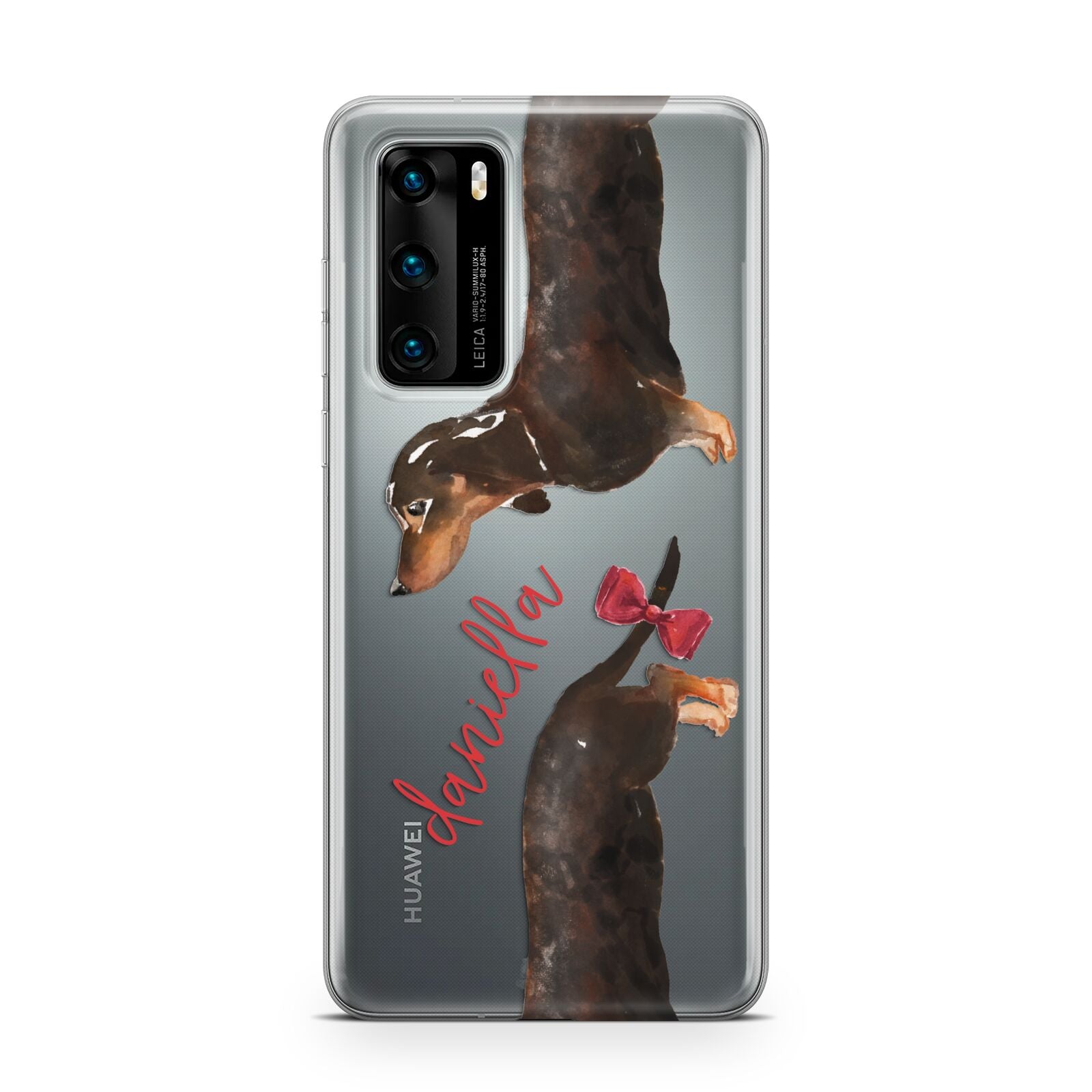 Custom Dachshund Huawei P40 Phone Case