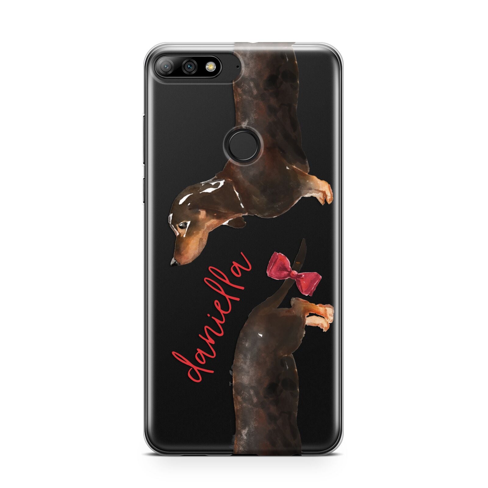 Custom Dachshund Huawei Y7 2018