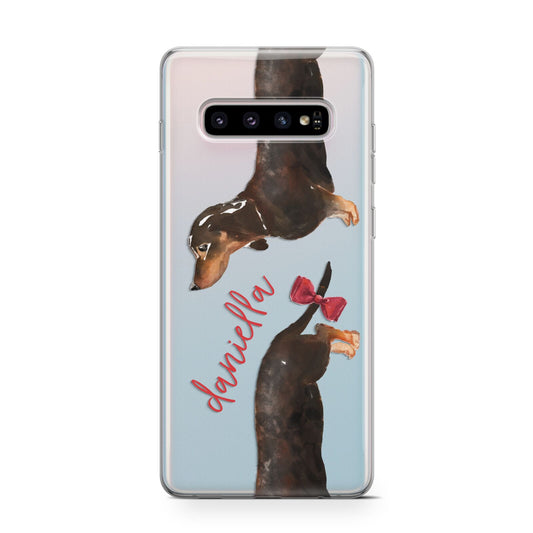 Custom Dachshund Protective Samsung Galaxy Case