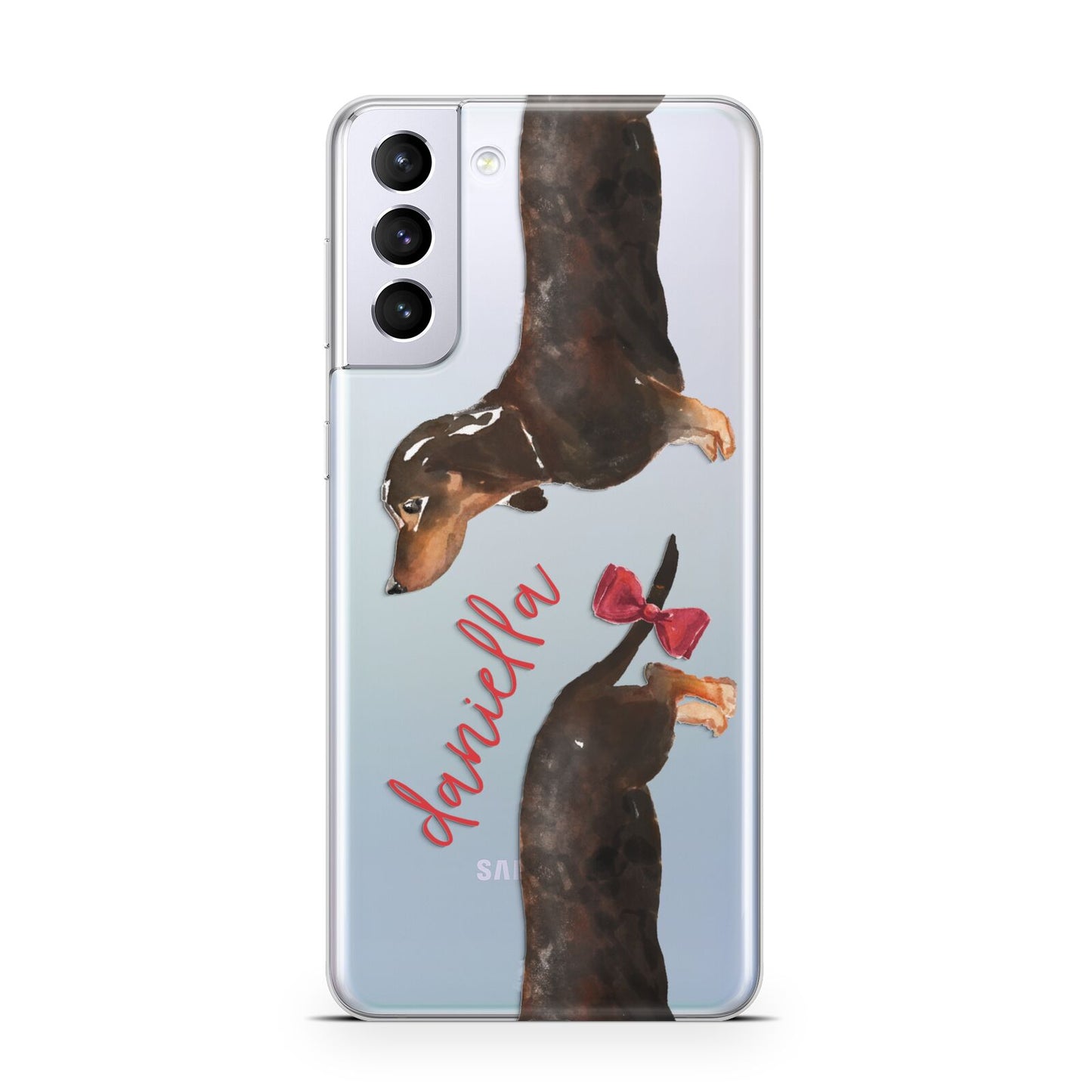 Custom Dachshund Samsung S21 Plus Phone Case