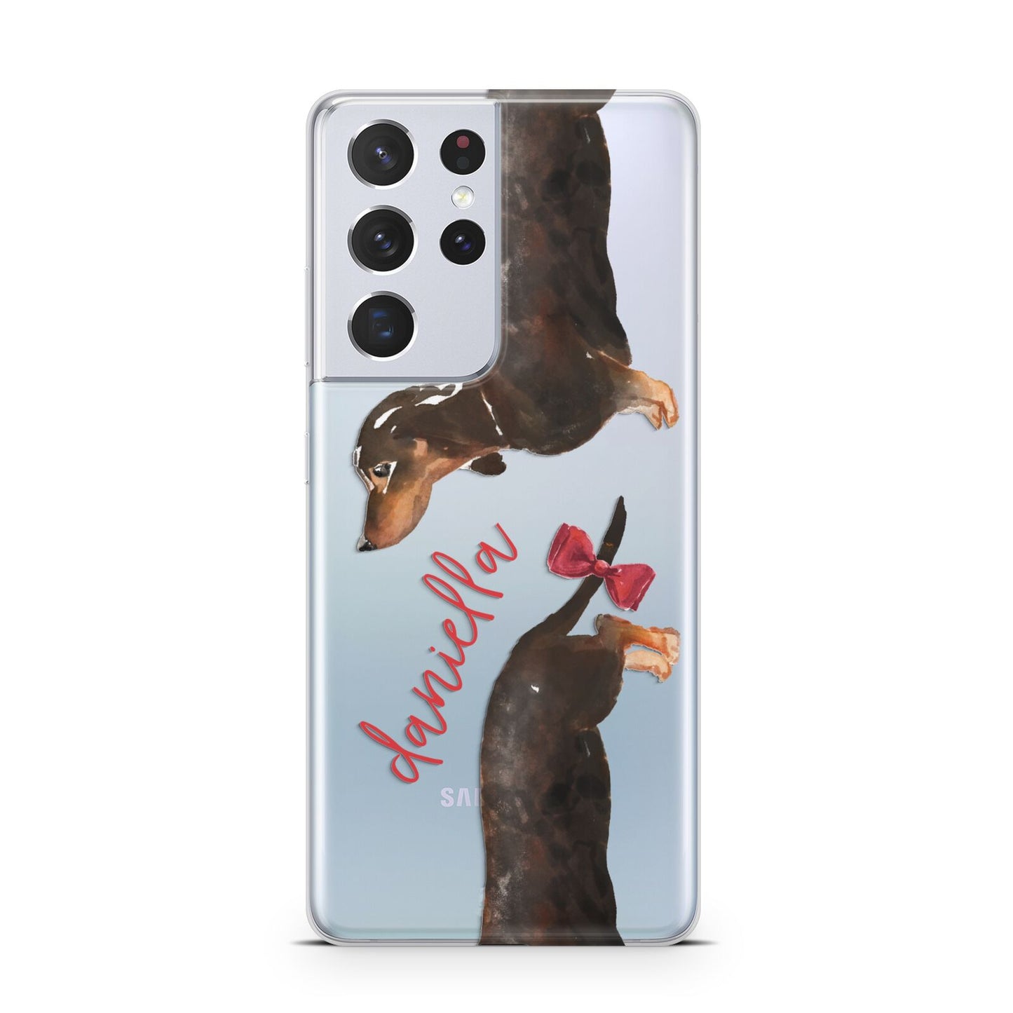 Custom Dachshund Samsung S21 Ultra Case