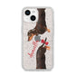 Custom Dachshund iPhone 14 Glitter Tough Case Starlight