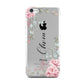 Custom Decorative Floral Apple iPhone 5c Case