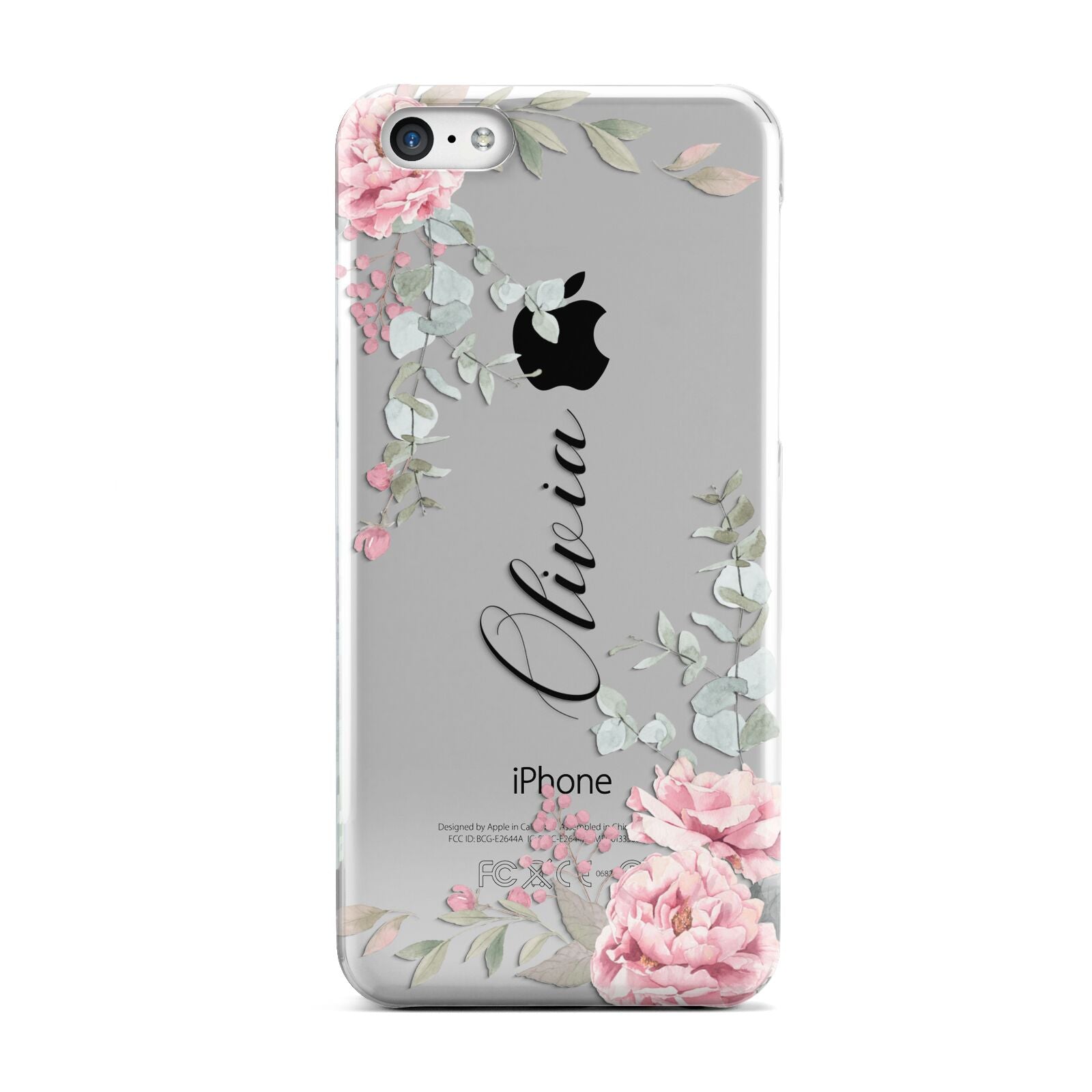 Custom Decorative Floral Apple iPhone 5c Case